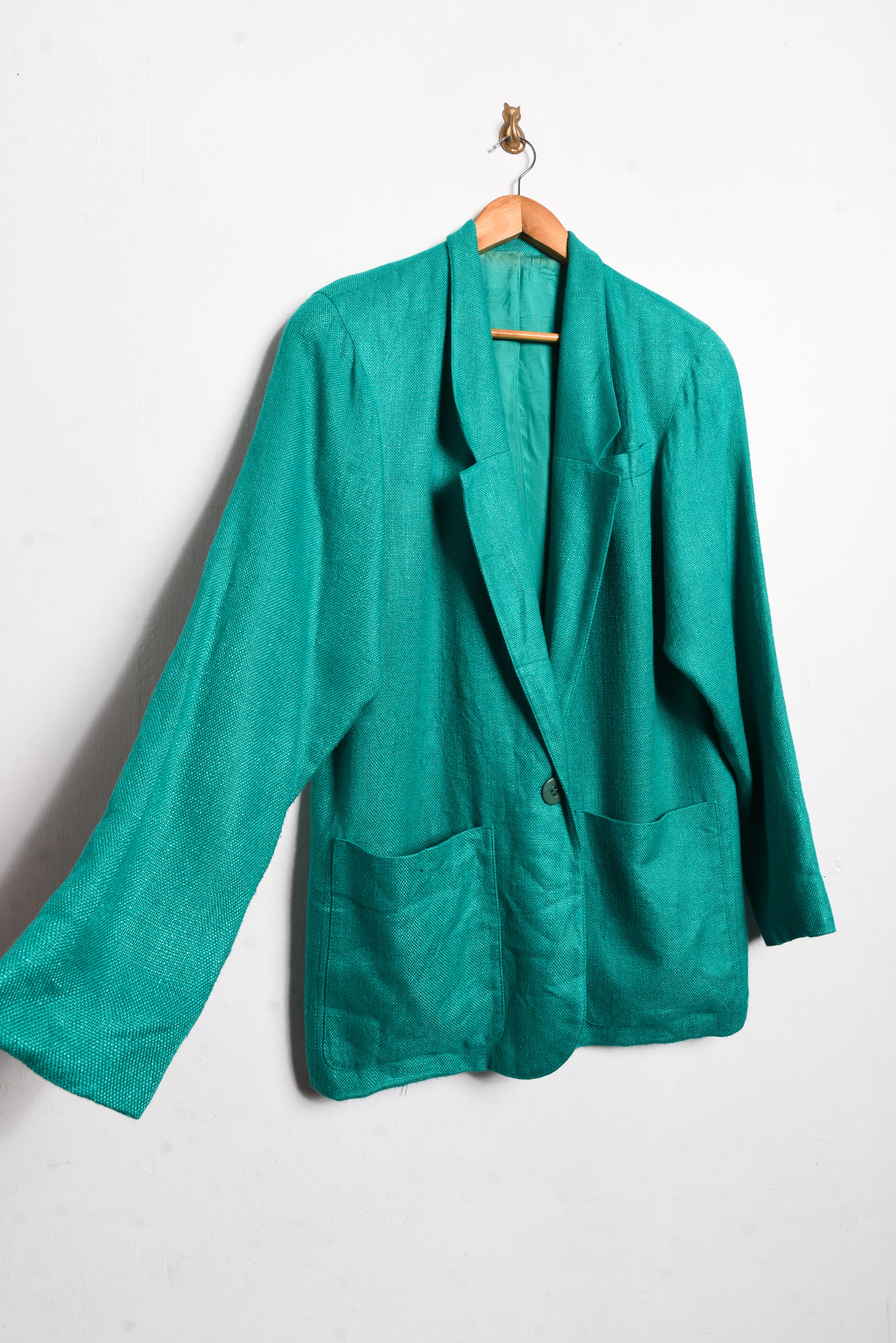 Blazer 80s verde jade