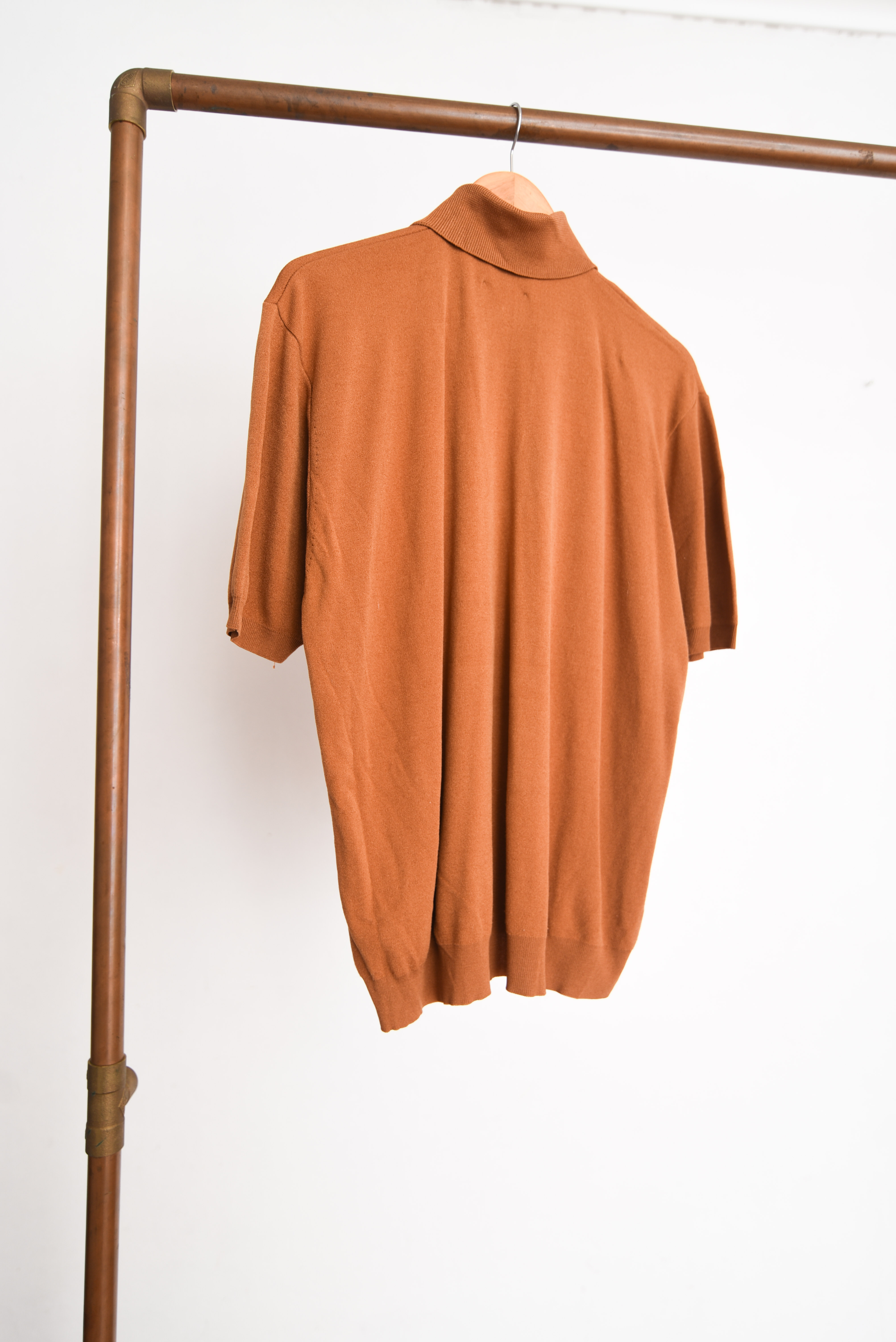 Top tejido camel 70s