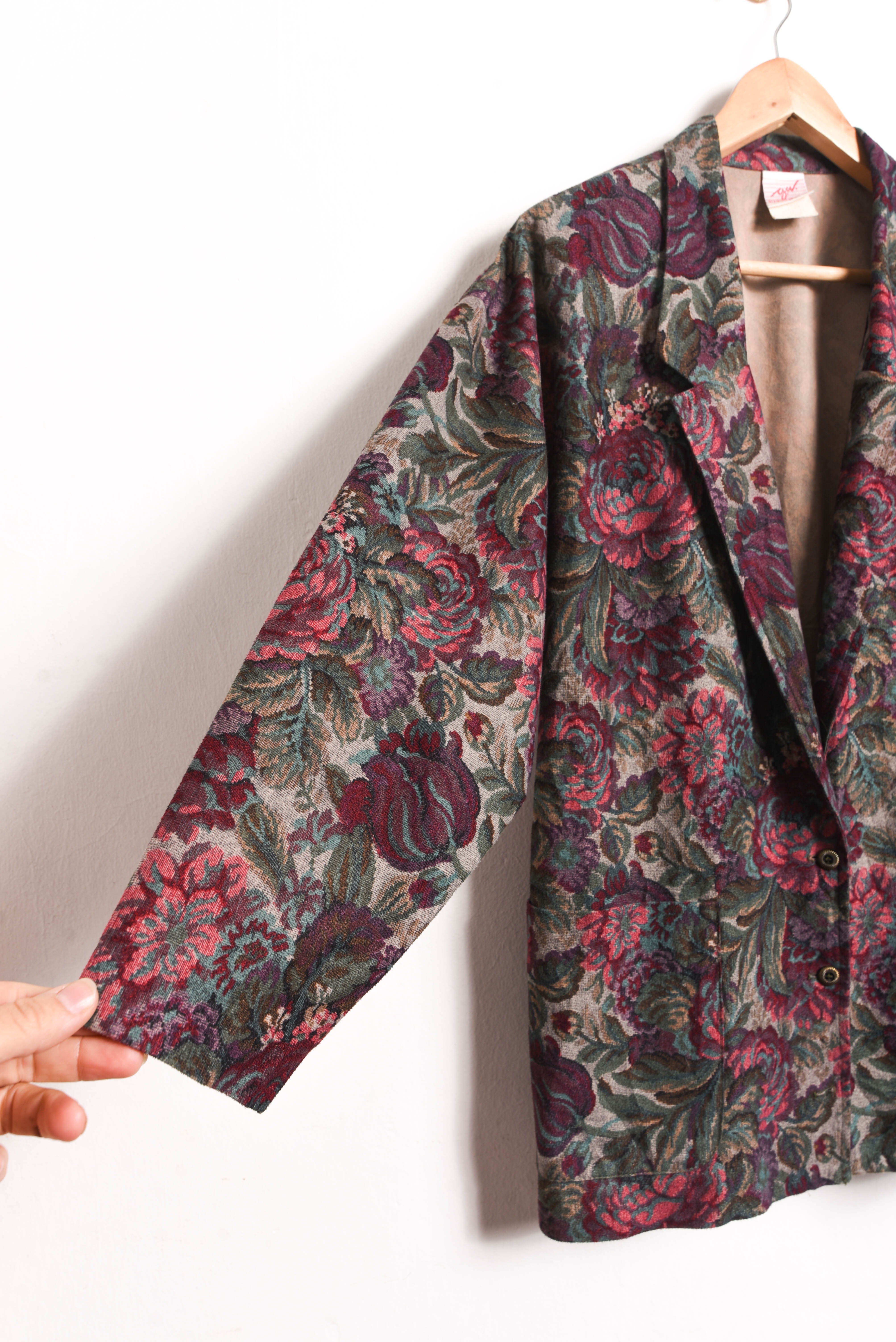 Blazer floral vintage 90s