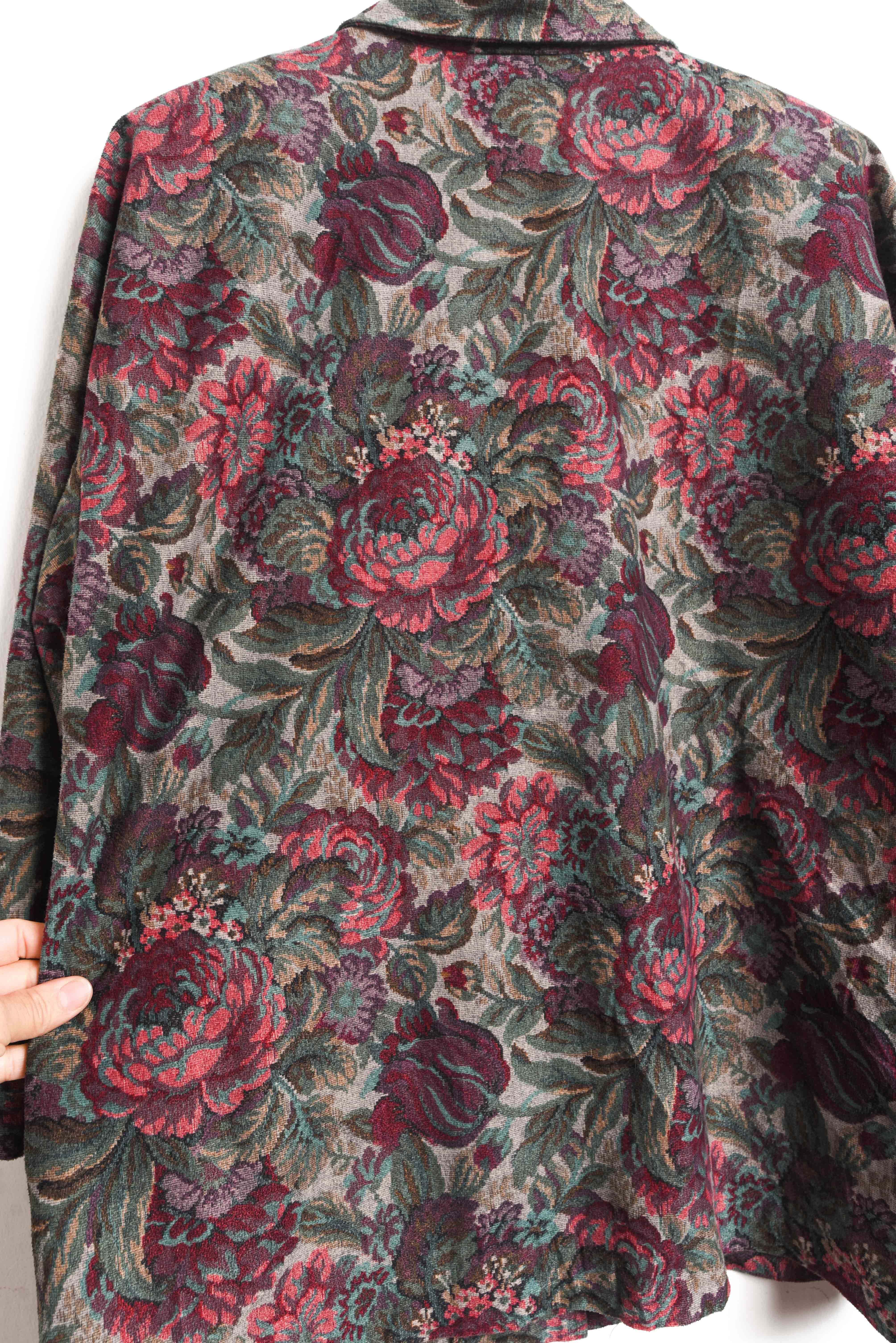 Blazer floral vintage 90s