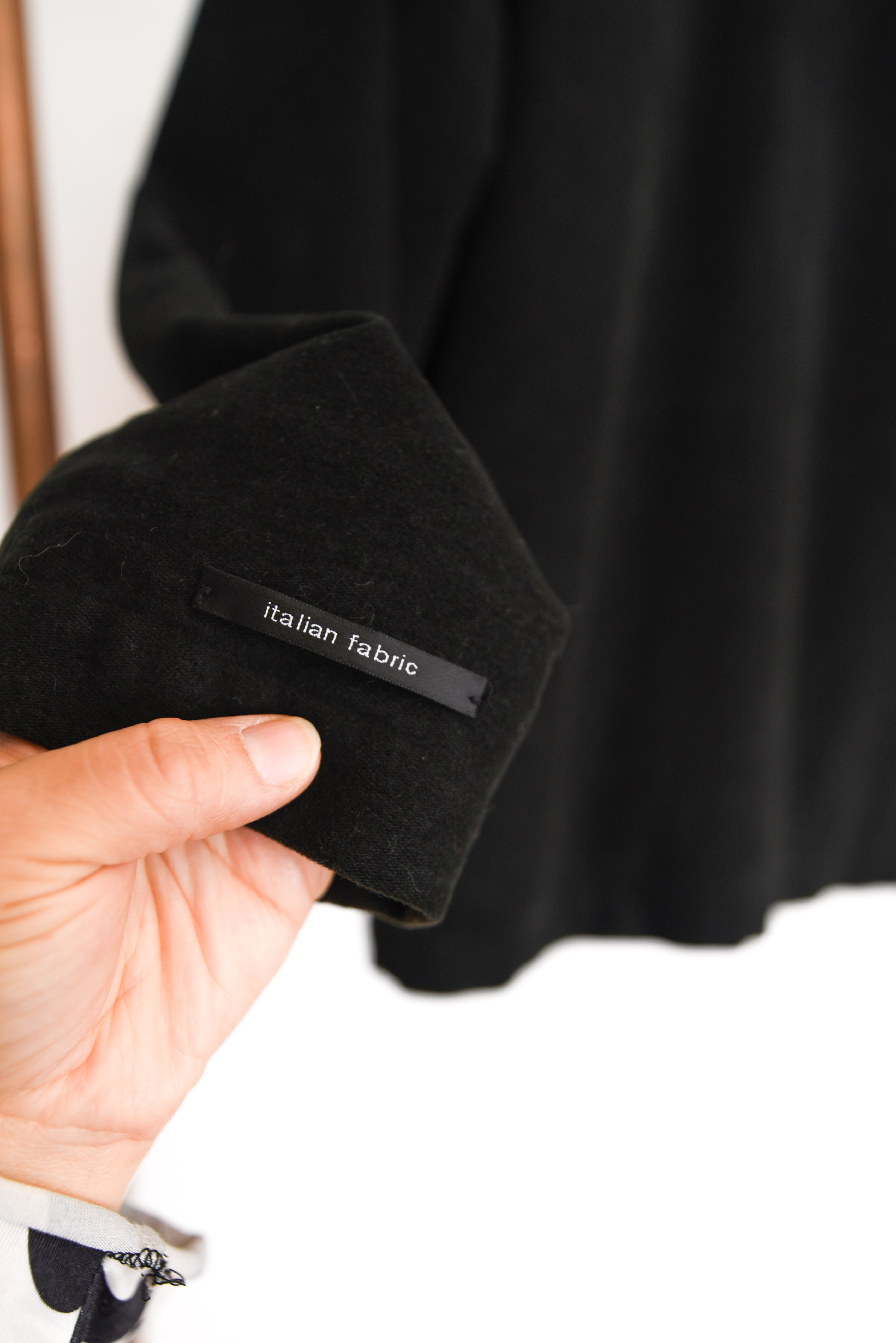 Chaqueta tipo bomber negra vntg italiana