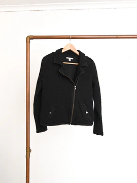 Chaqueta biker algodón quilted
