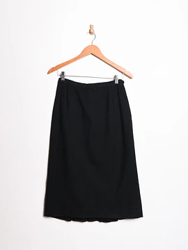 Falda midi vintage lana