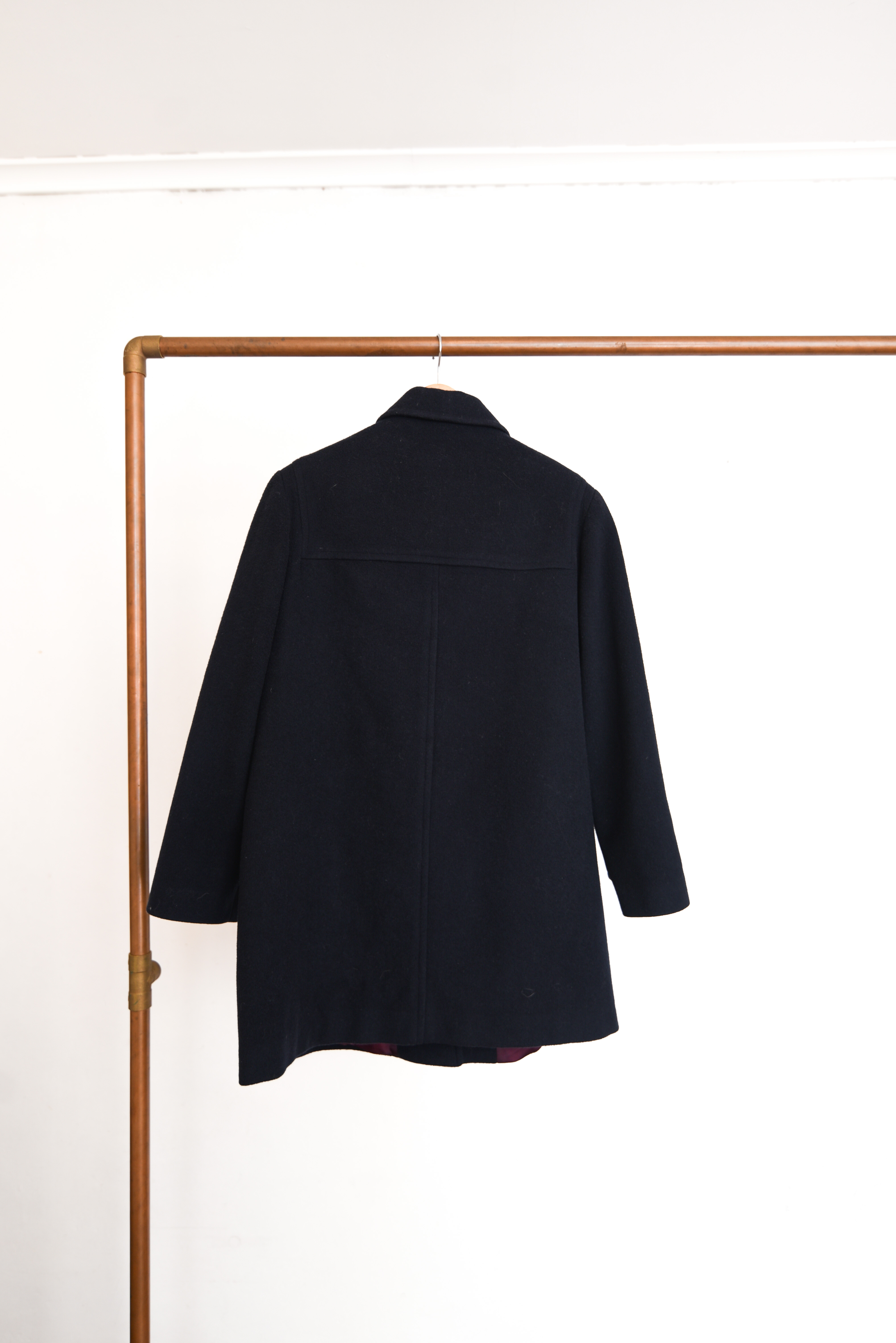 Abrigo navy lana vintage