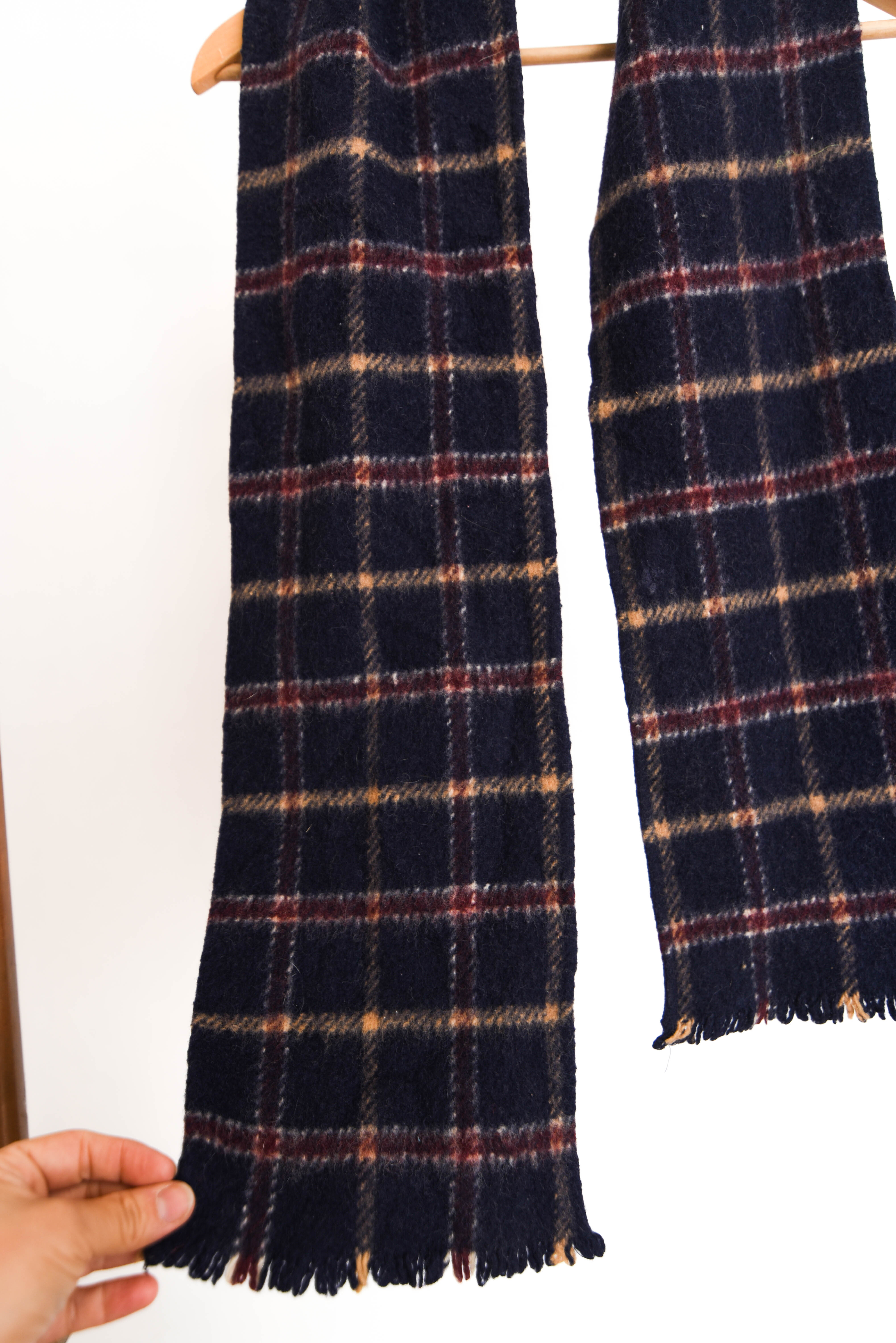 Bufanda tartán navy lana