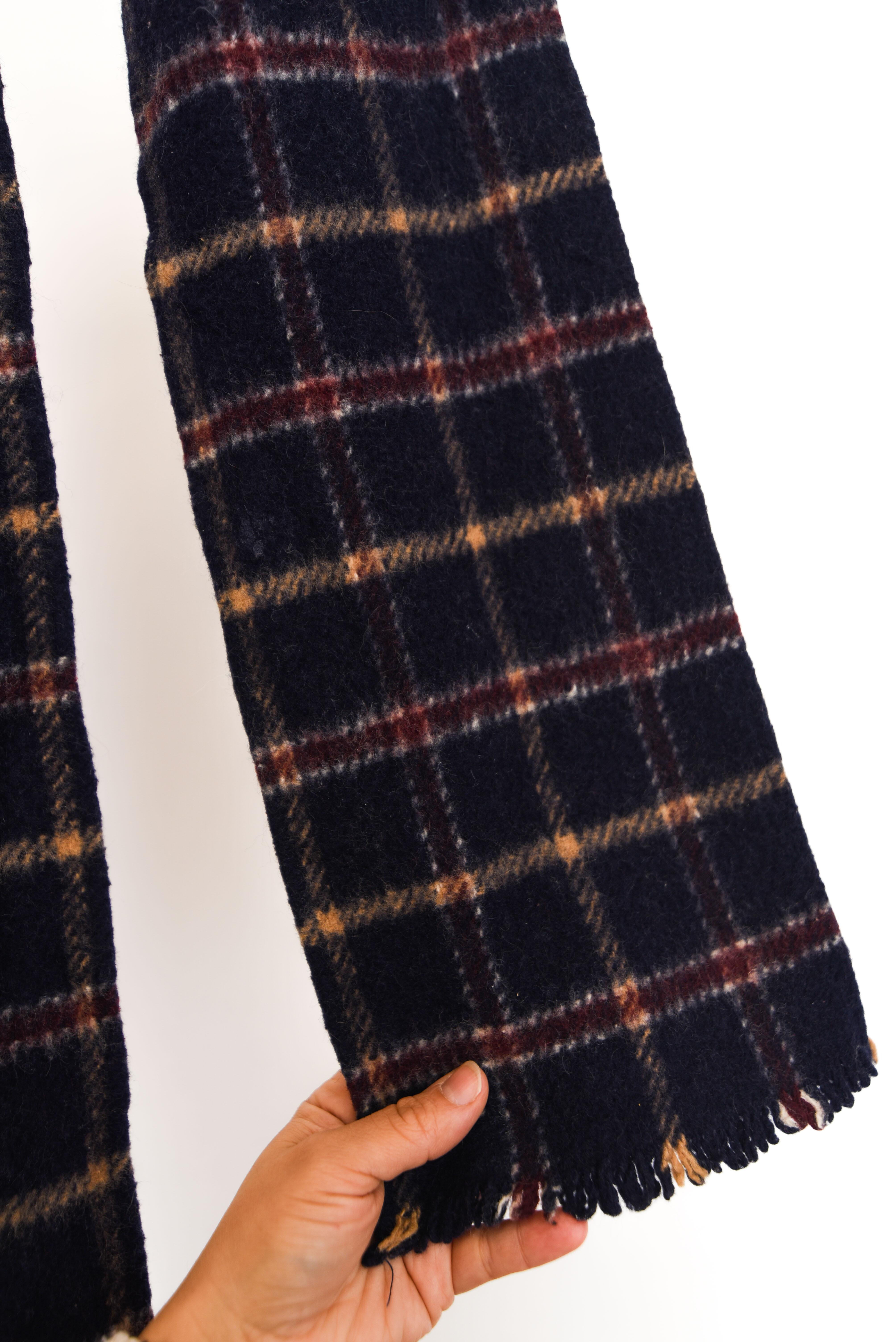 Bufanda tartán navy lana