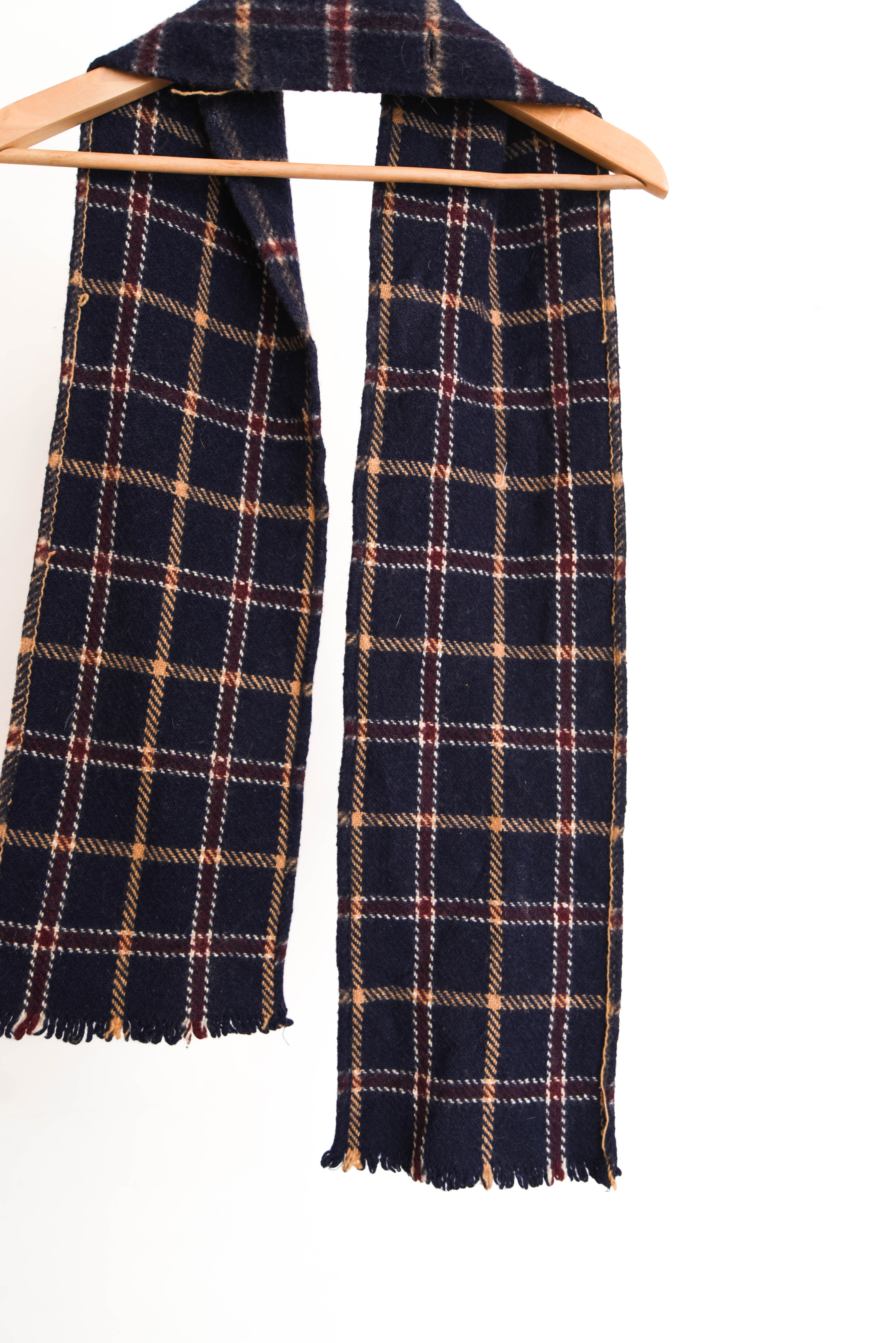 Bufanda tartán navy lana