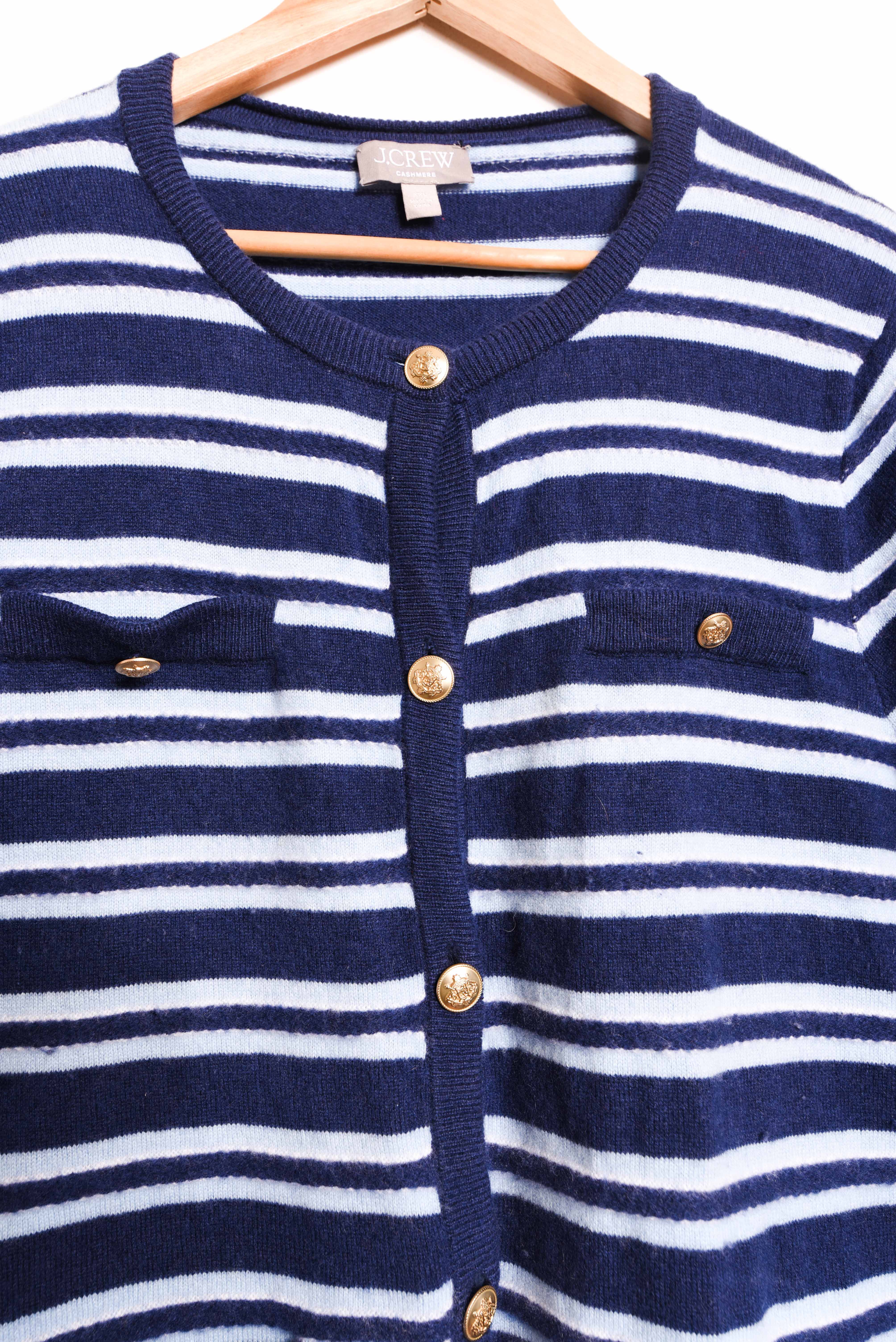 Cardigan rayado cachemira