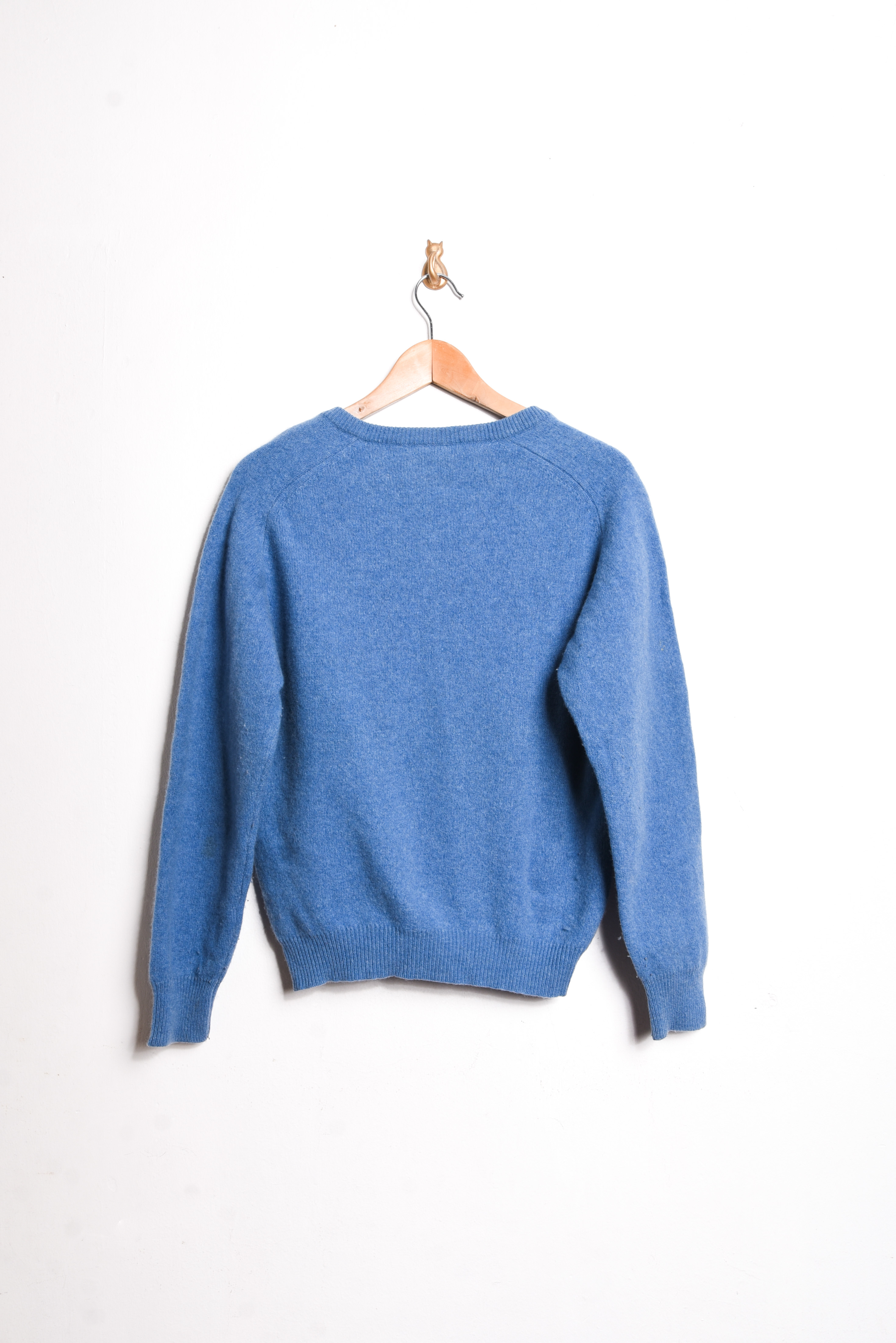 Chaleco baby blue lana vintage