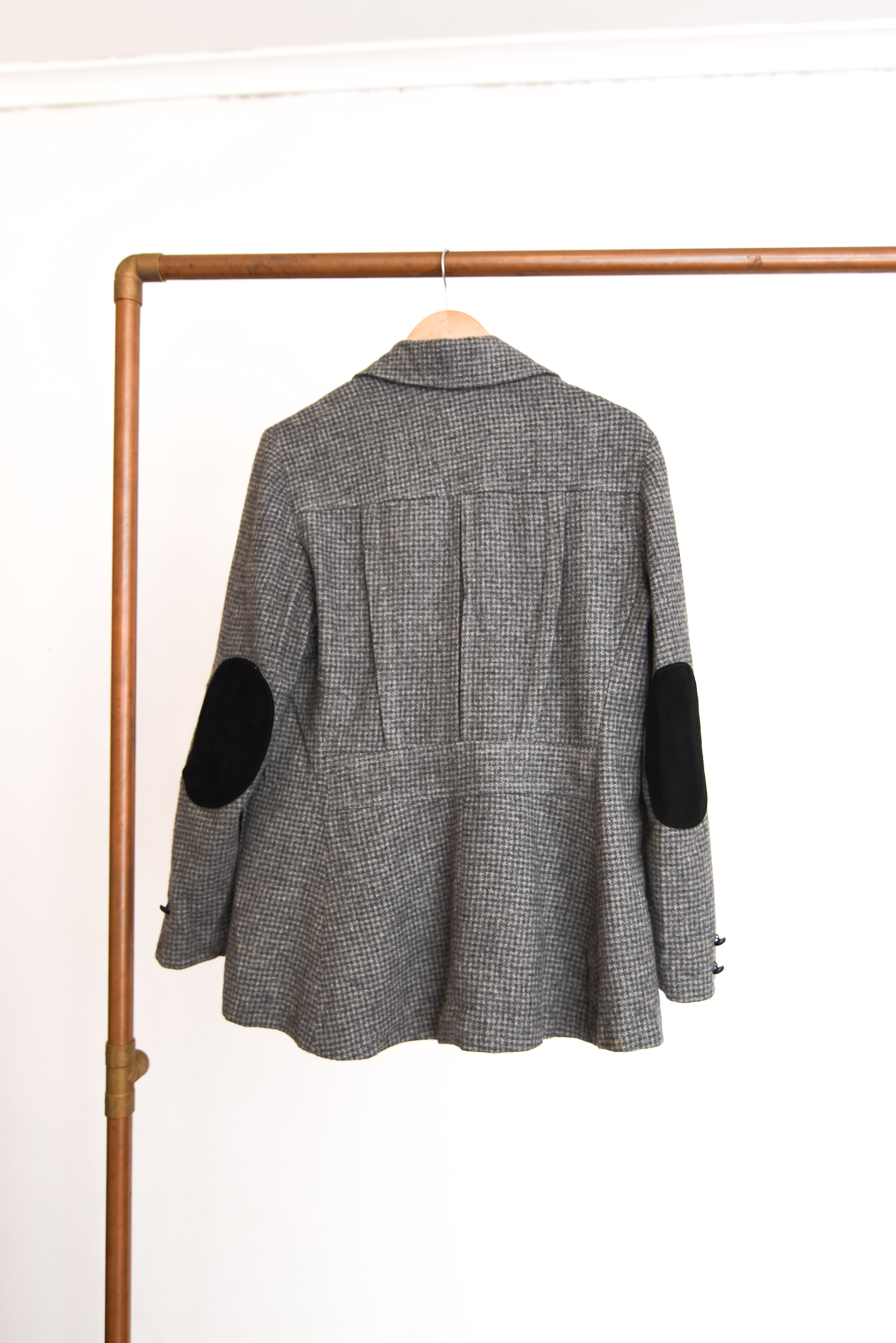 Blazer pata de gallo gris 60s