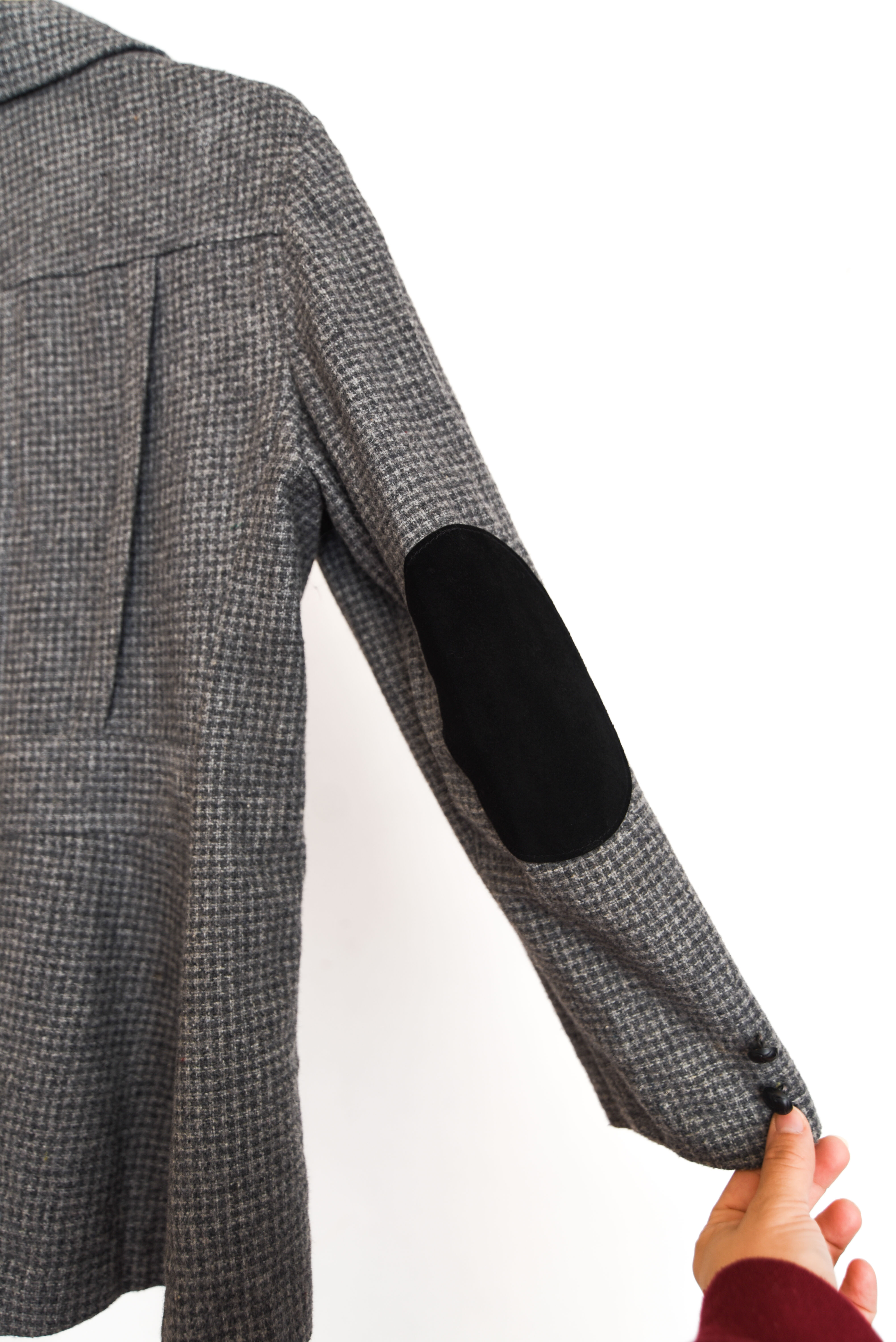 Blazer pata de gallo gris 60s