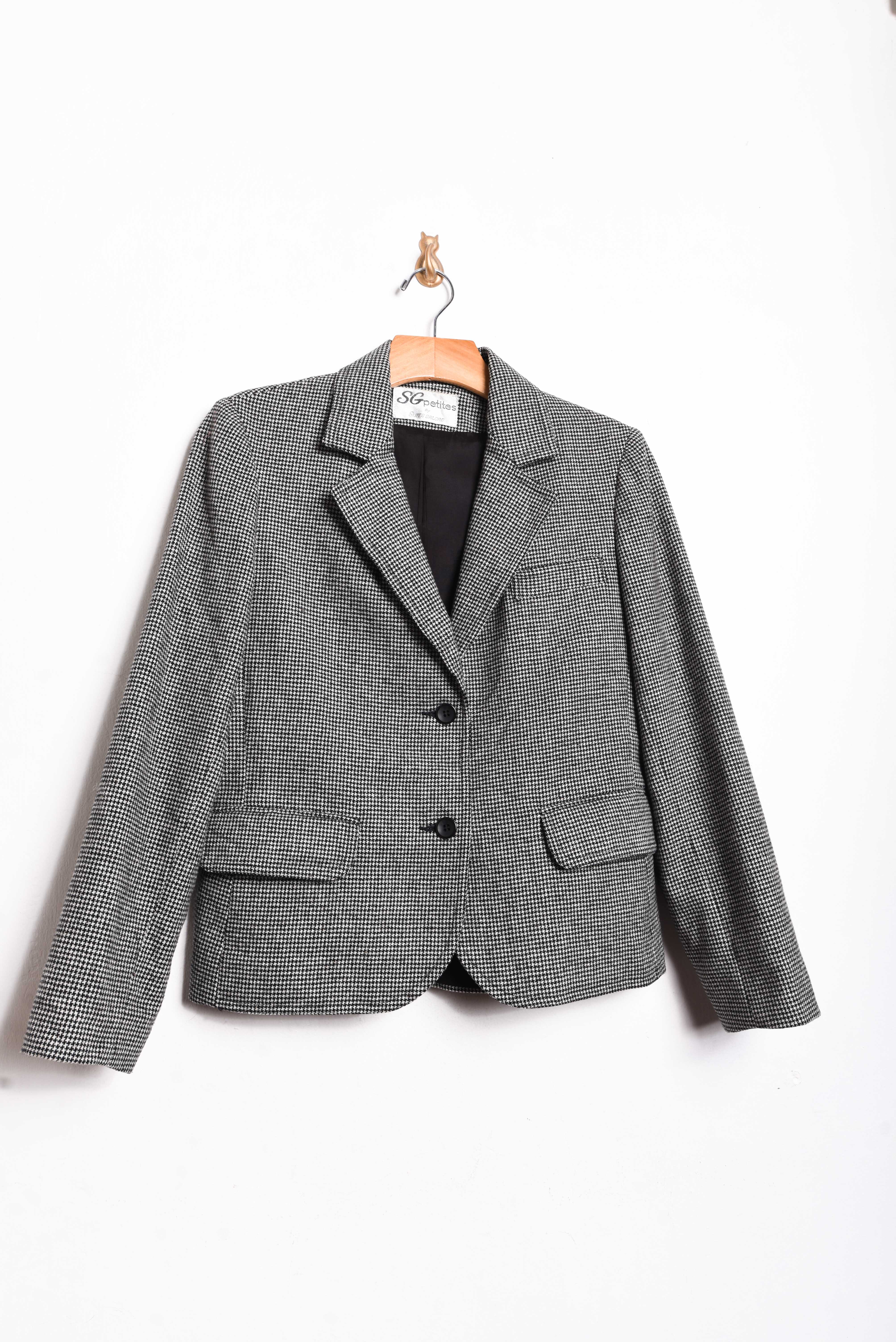Blazer lana pata de gallo