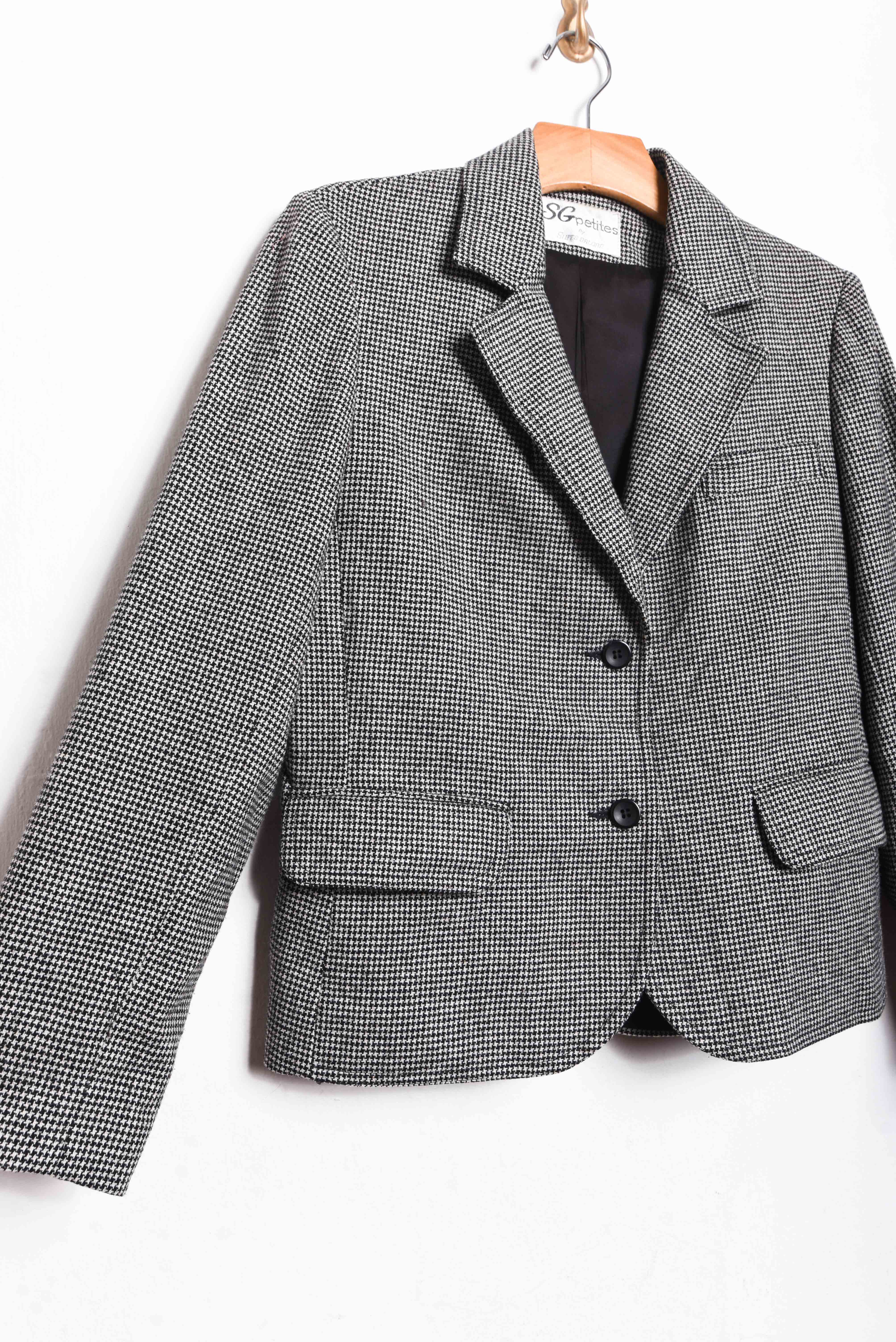 Blazer lana pata de gallo