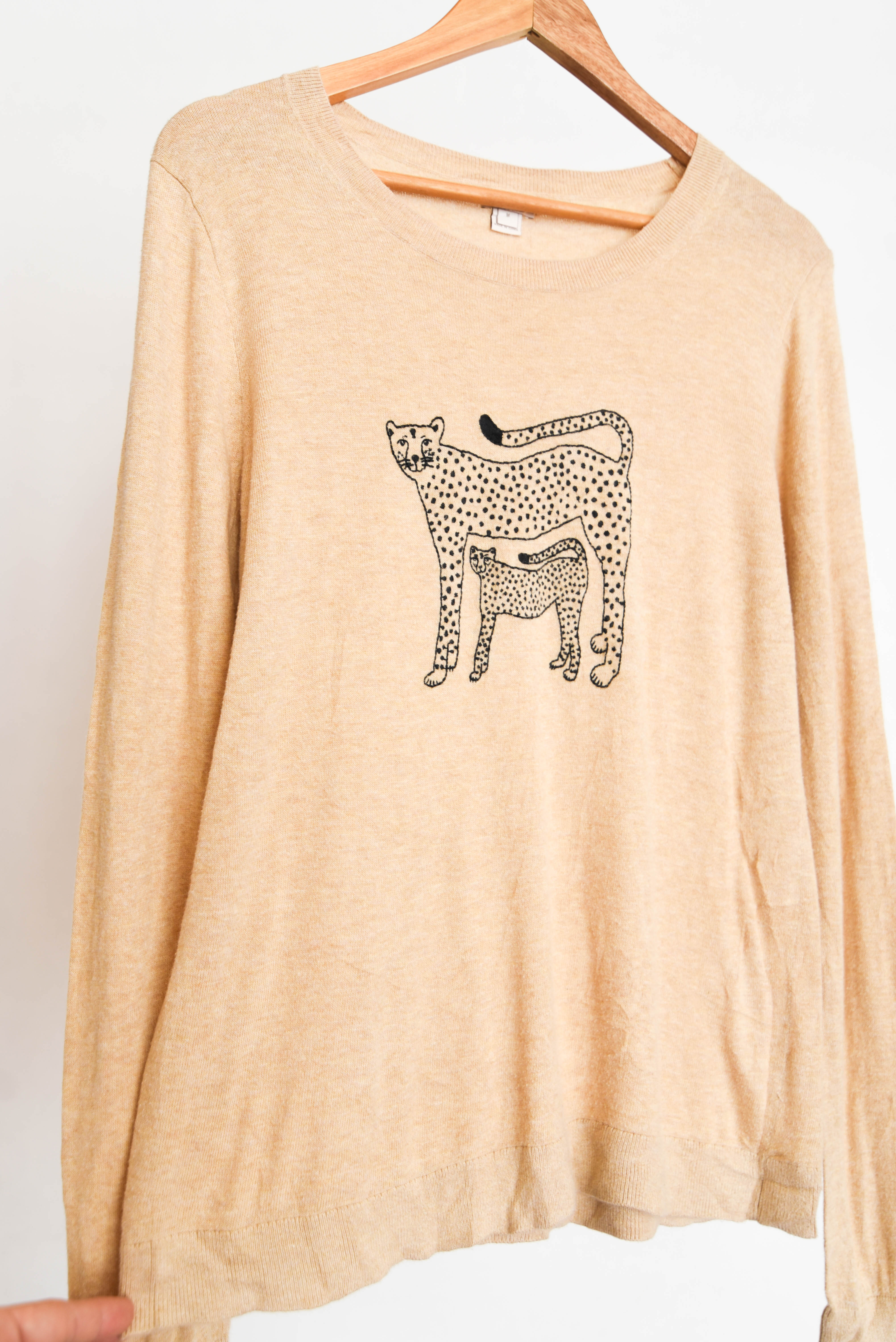 Chaleco beige tigre cotton