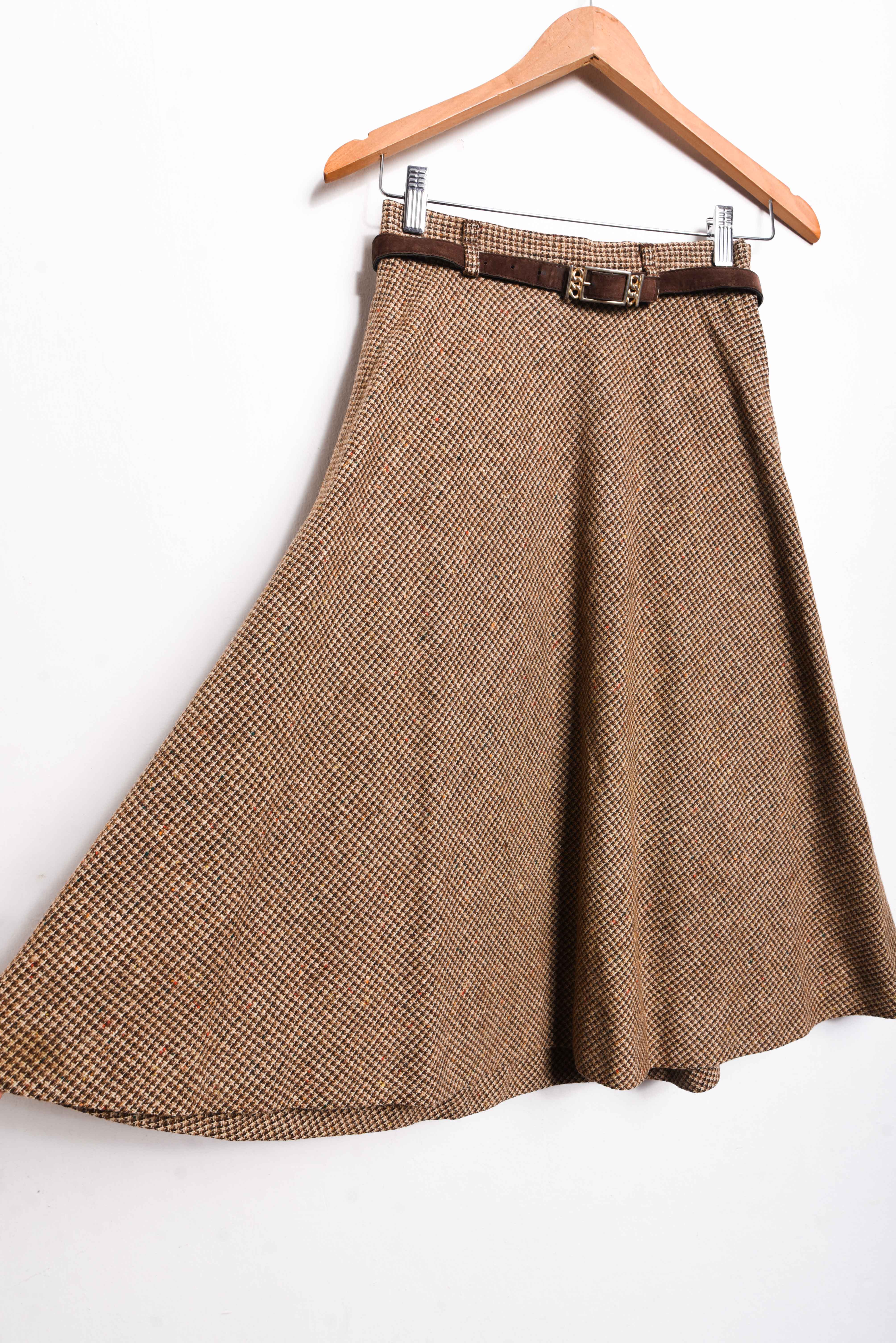 Falda midi 70s café