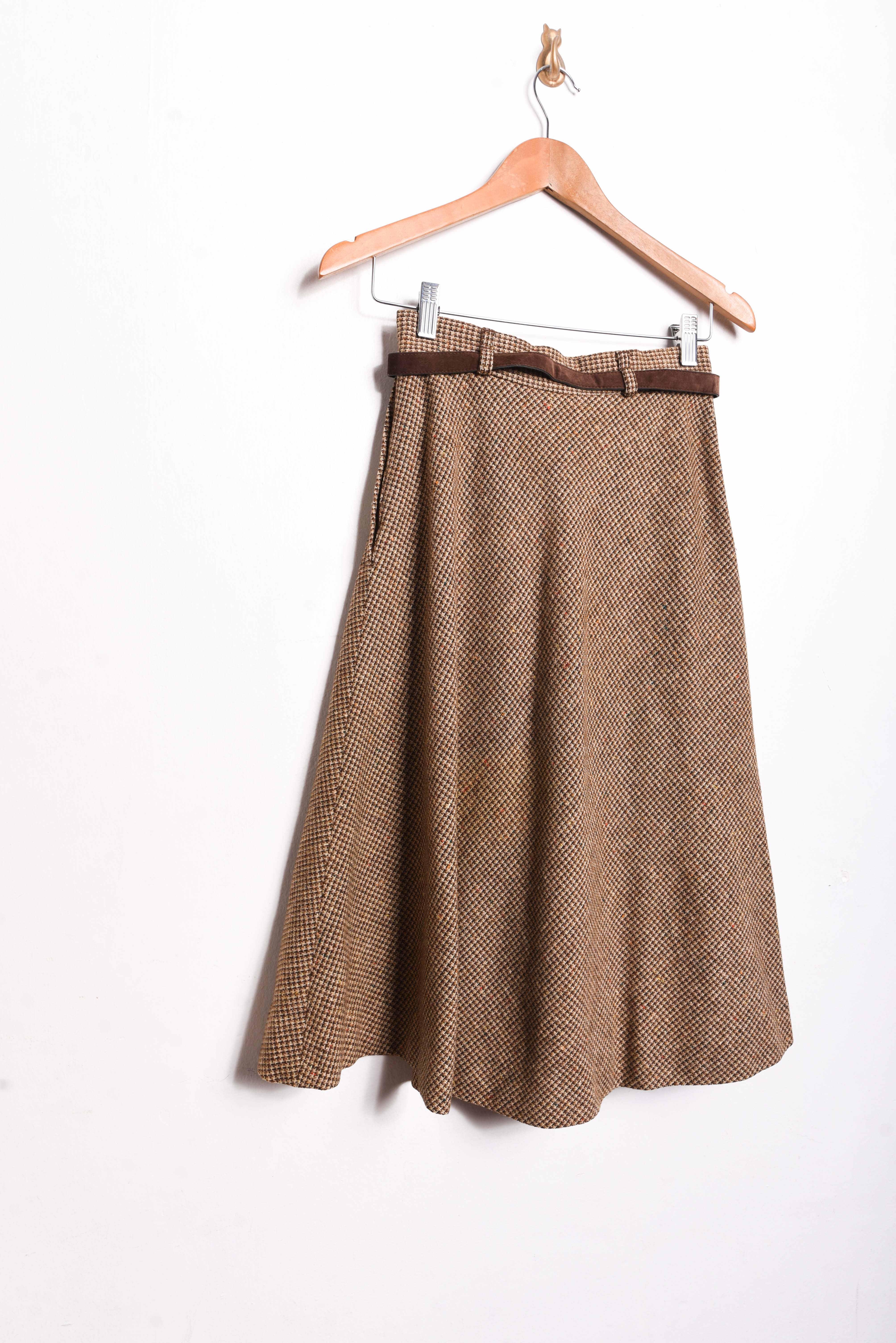 Falda midi 70s café