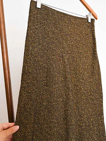 Maxi falda espiga shiny Y2K