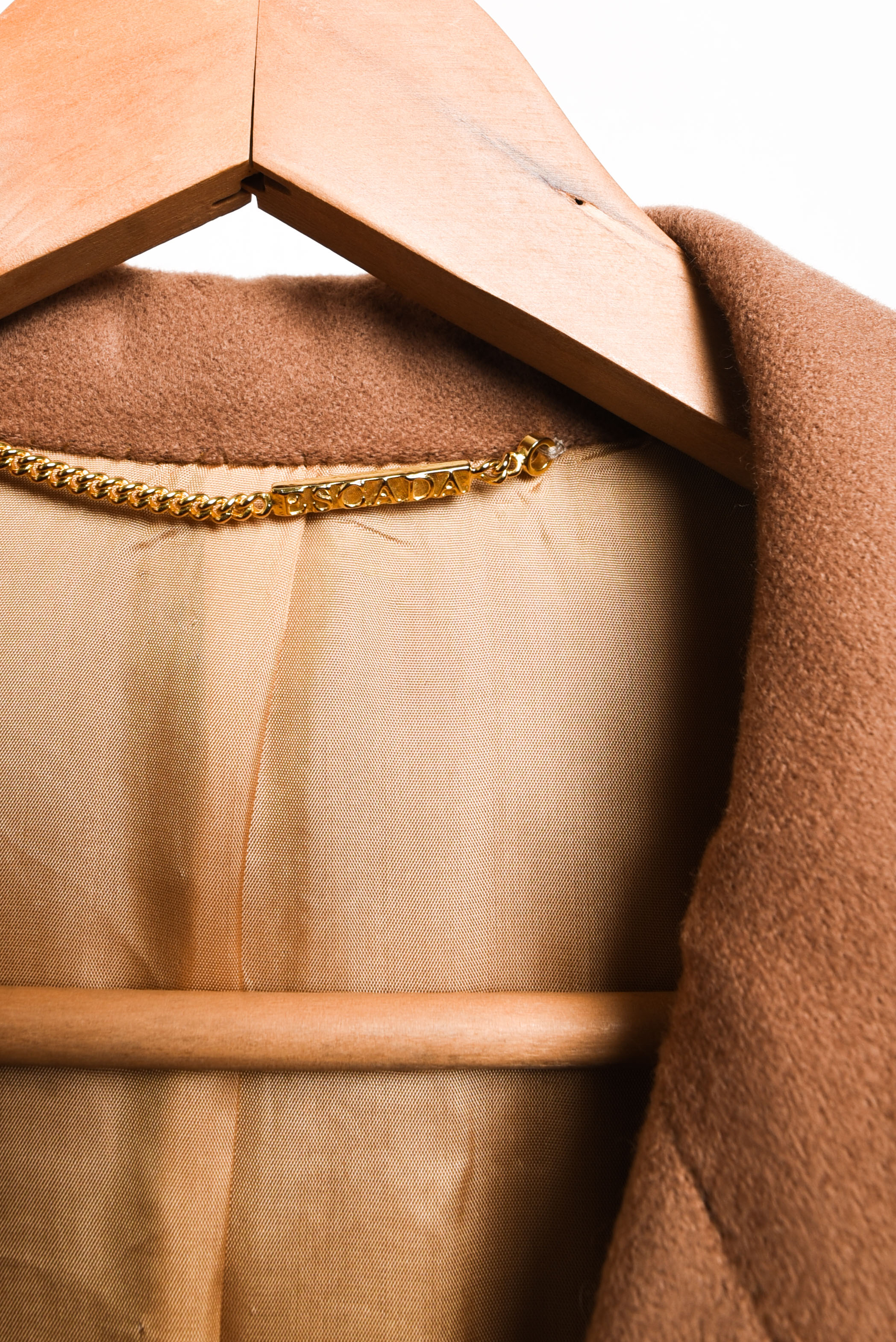 Abrigo lana camel vintage