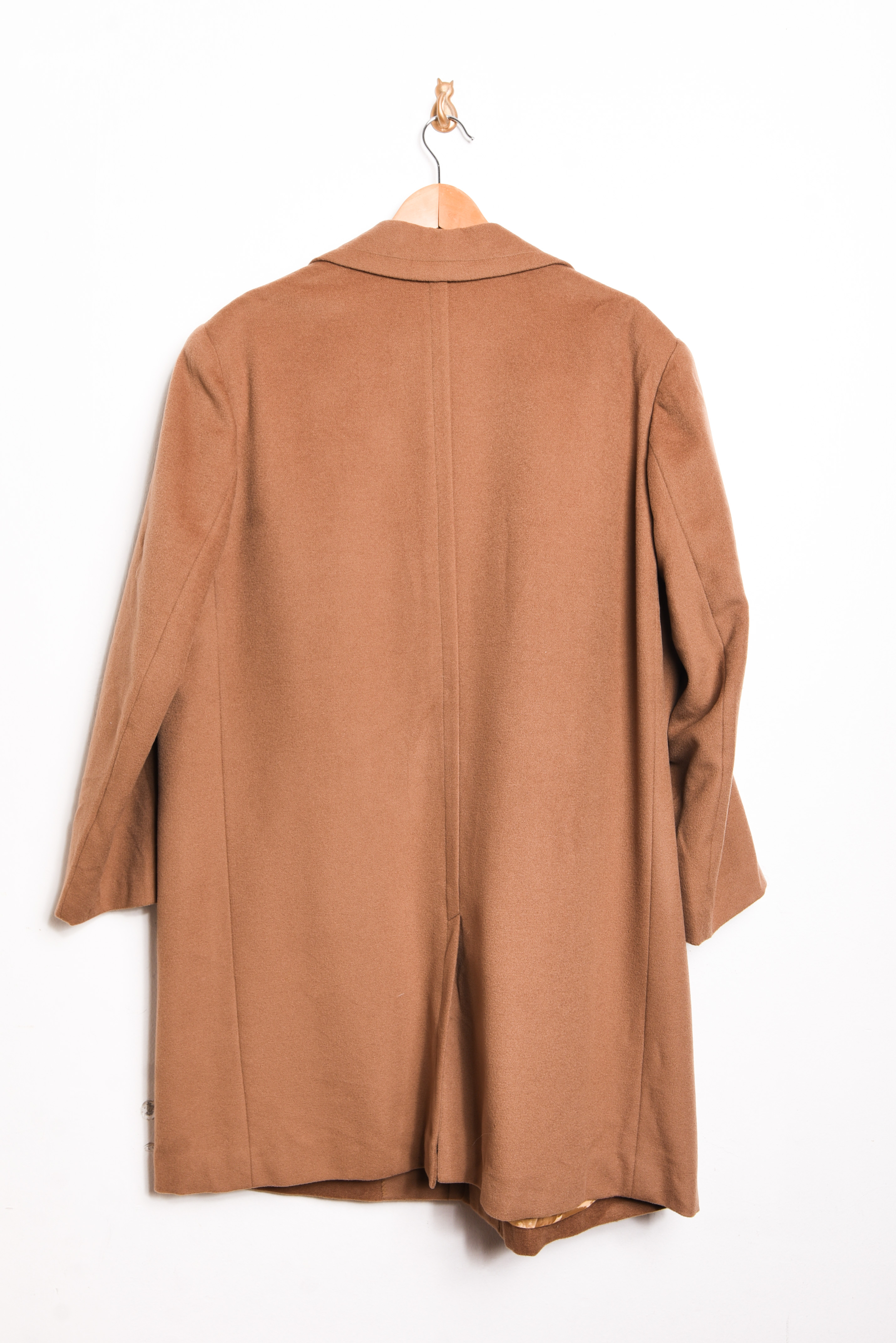 Abrigo lana camel vintage