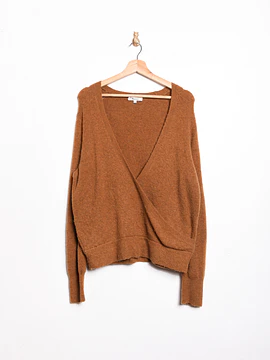 Chaleco camel lana Madewell