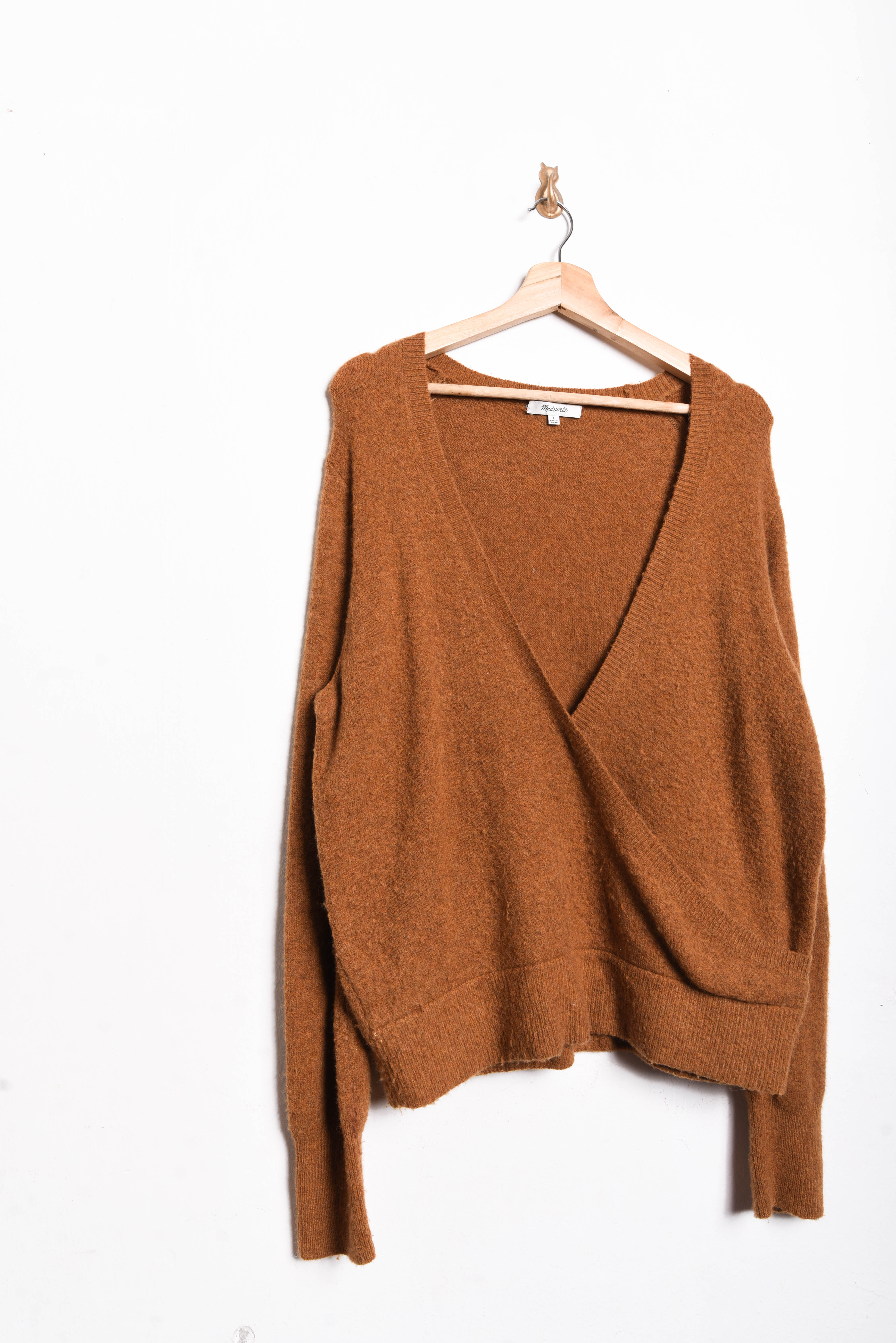 Chaleco camel lana Madewell