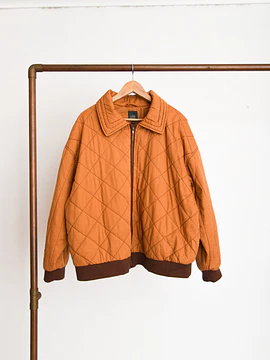 Chaqueta camel quilted