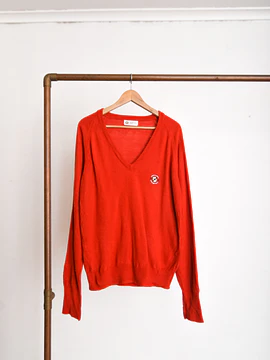Chaleco rojo vintage 1985