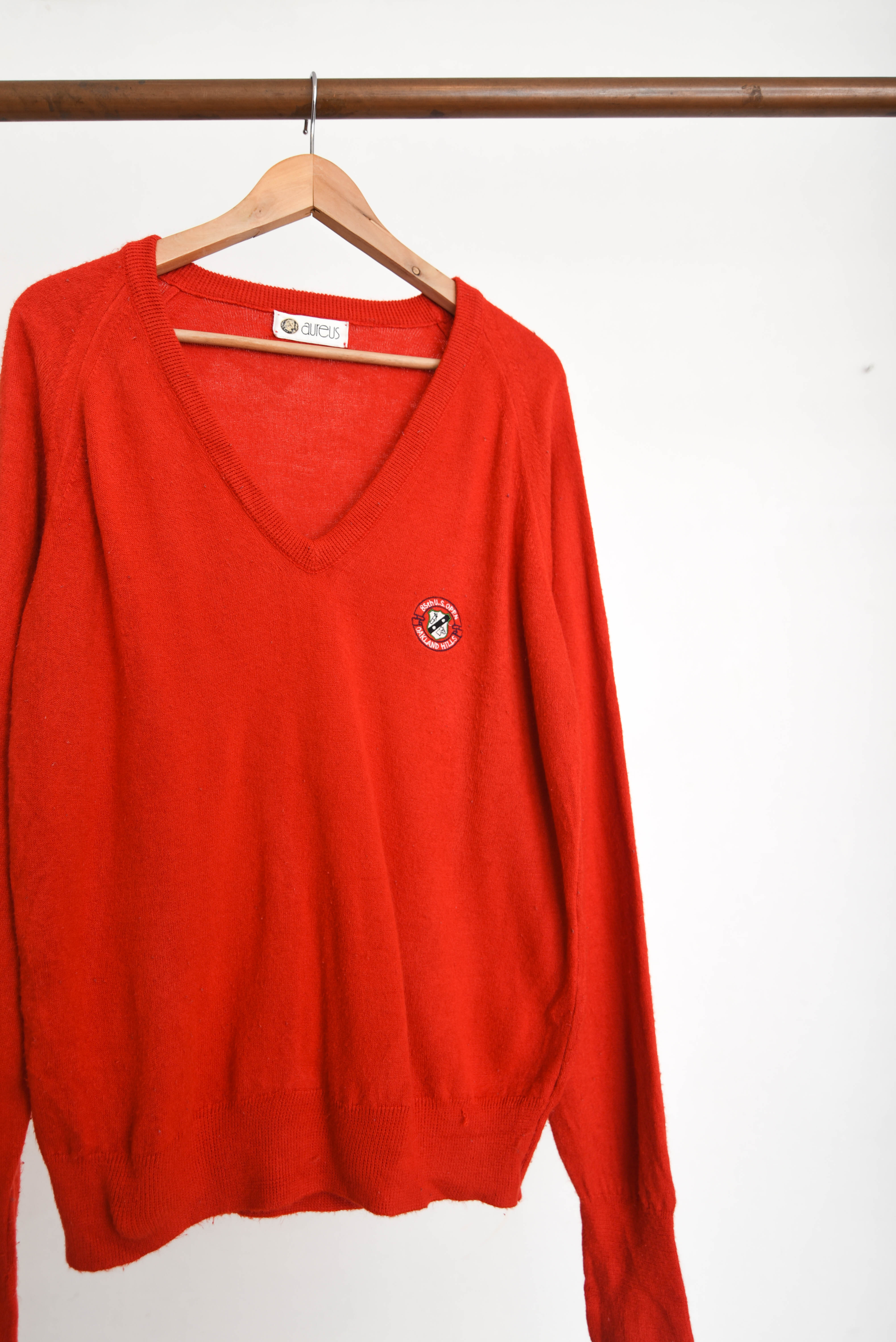 Chaleco rojo vintage 1985