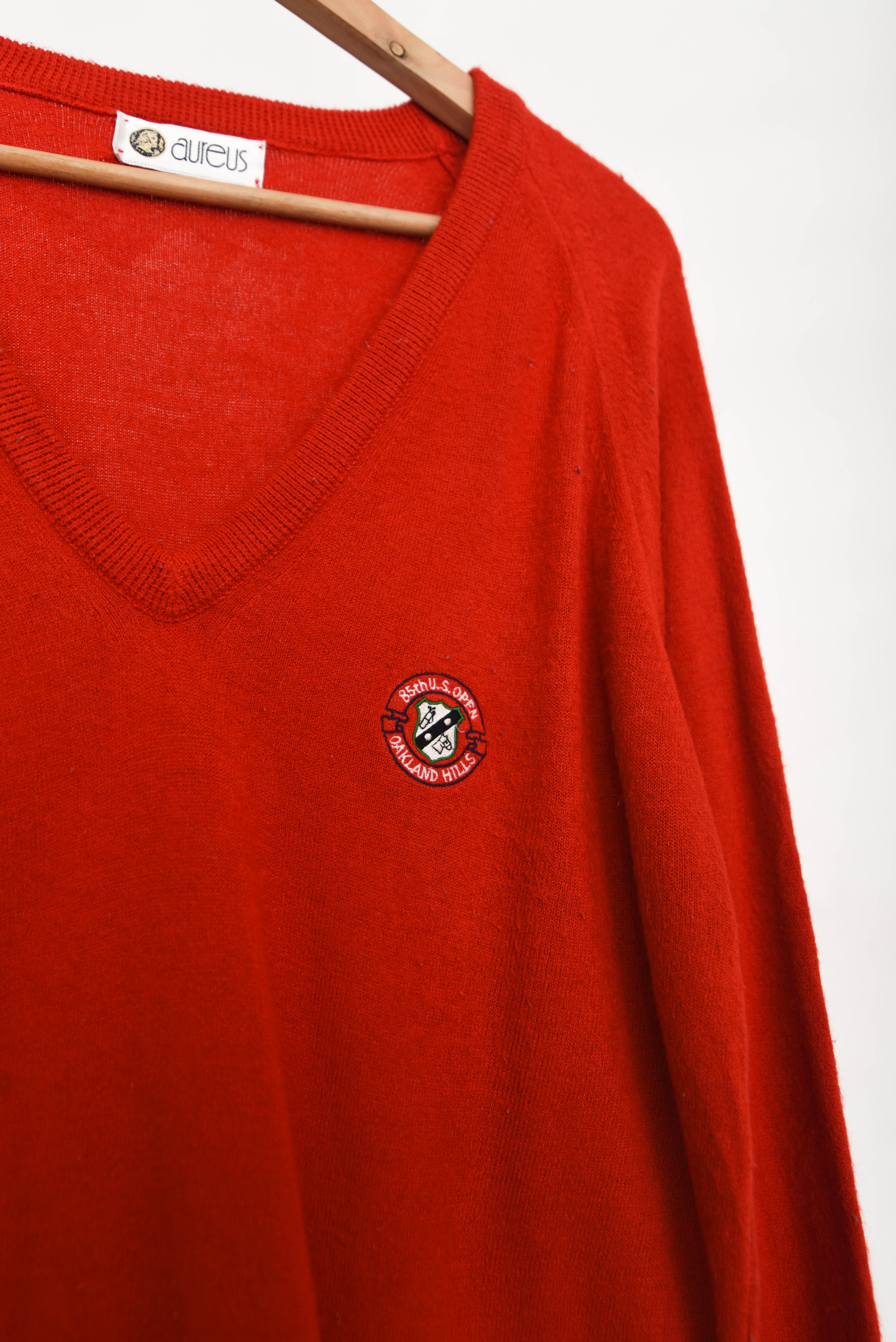 Chaleco rojo vintage 1985