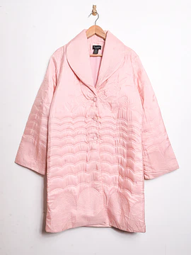 Chaqueta quilted seda vintage