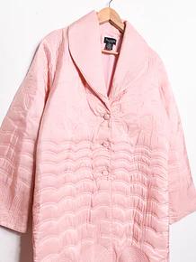 Chaqueta quilted seda vintage