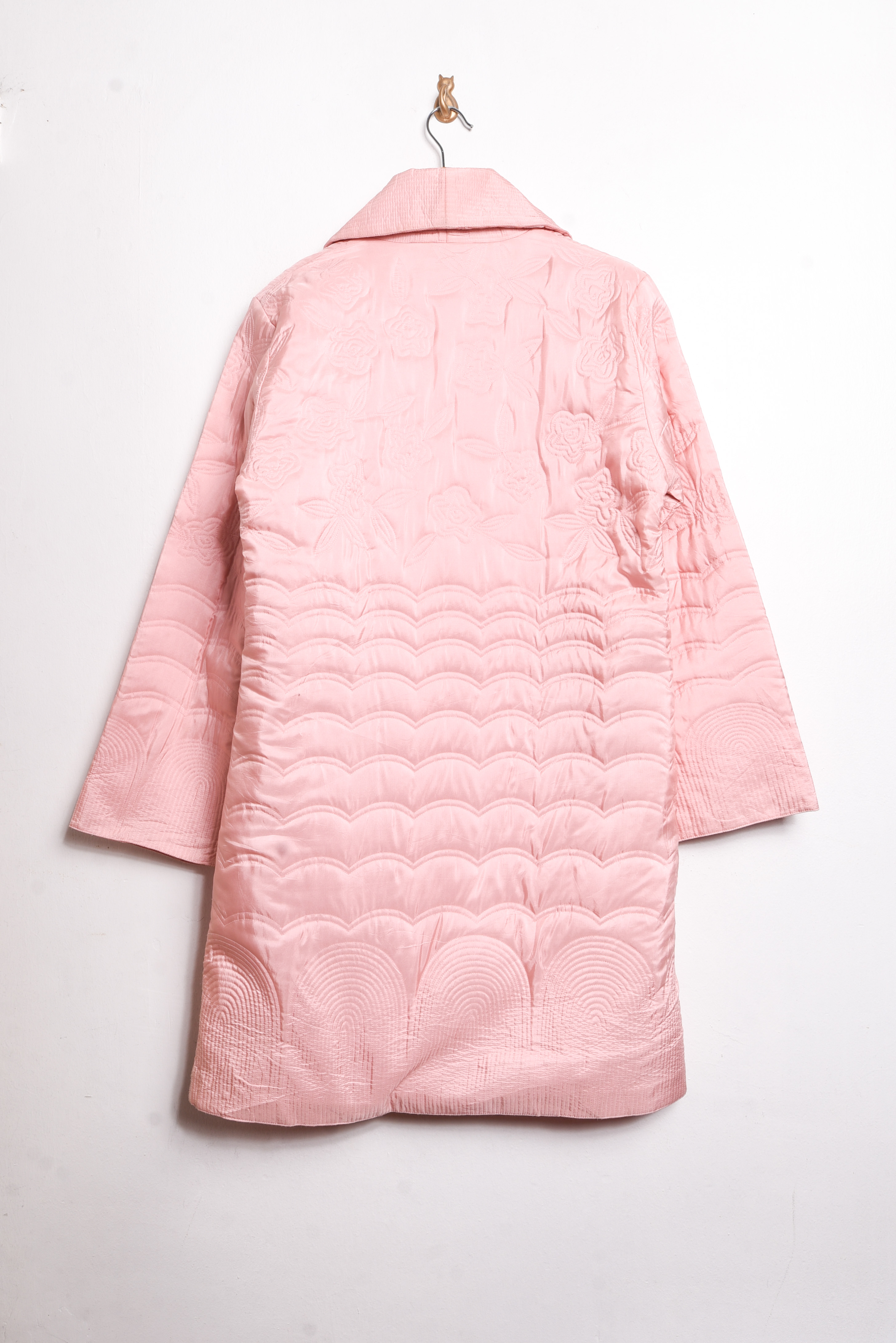 Parka quilted seda vintage