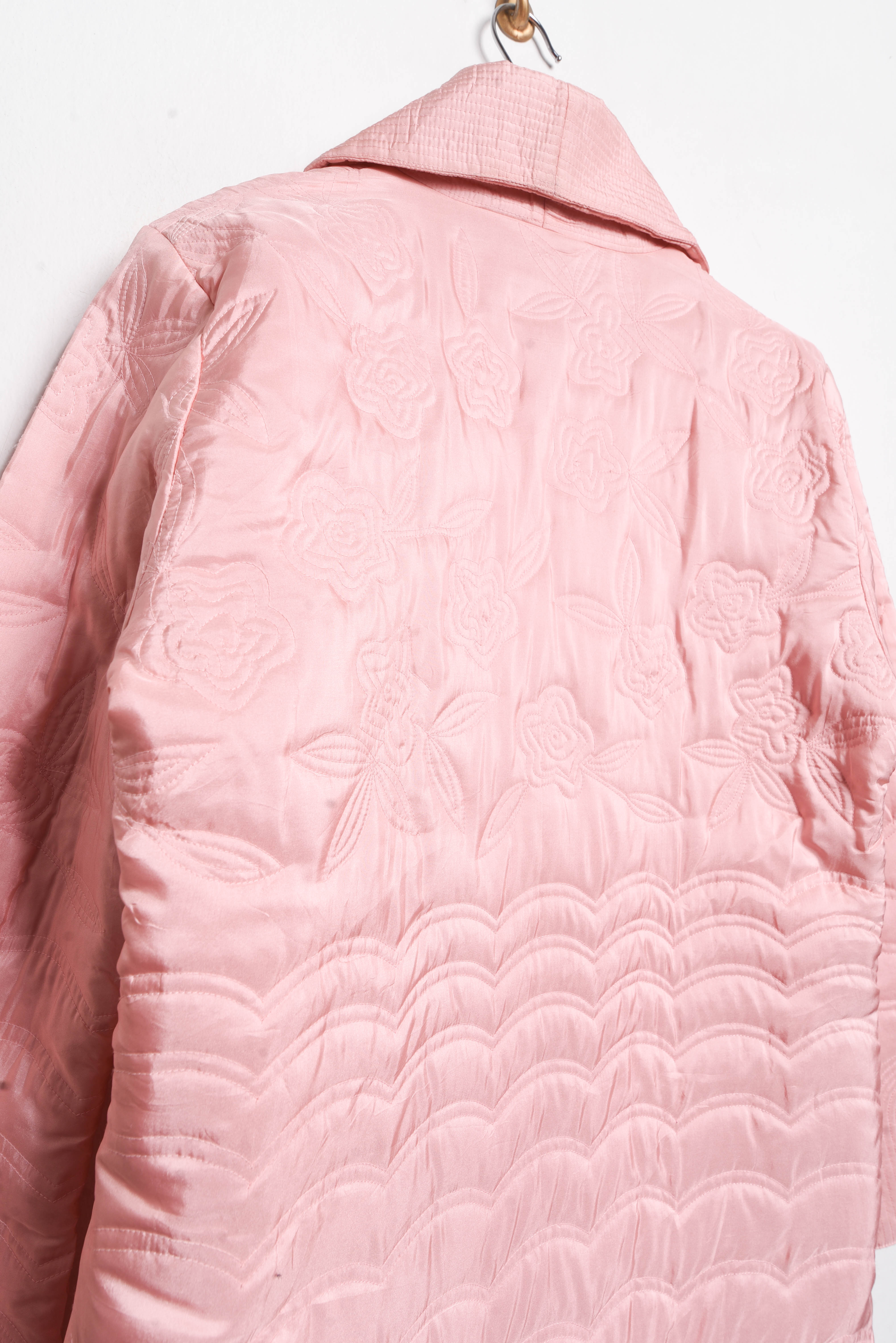 Parka quilted seda vintage