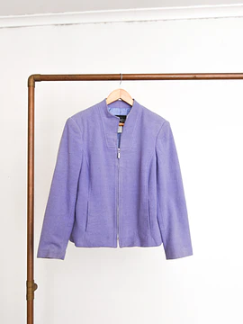Chaqueta lana periwinkle 90s