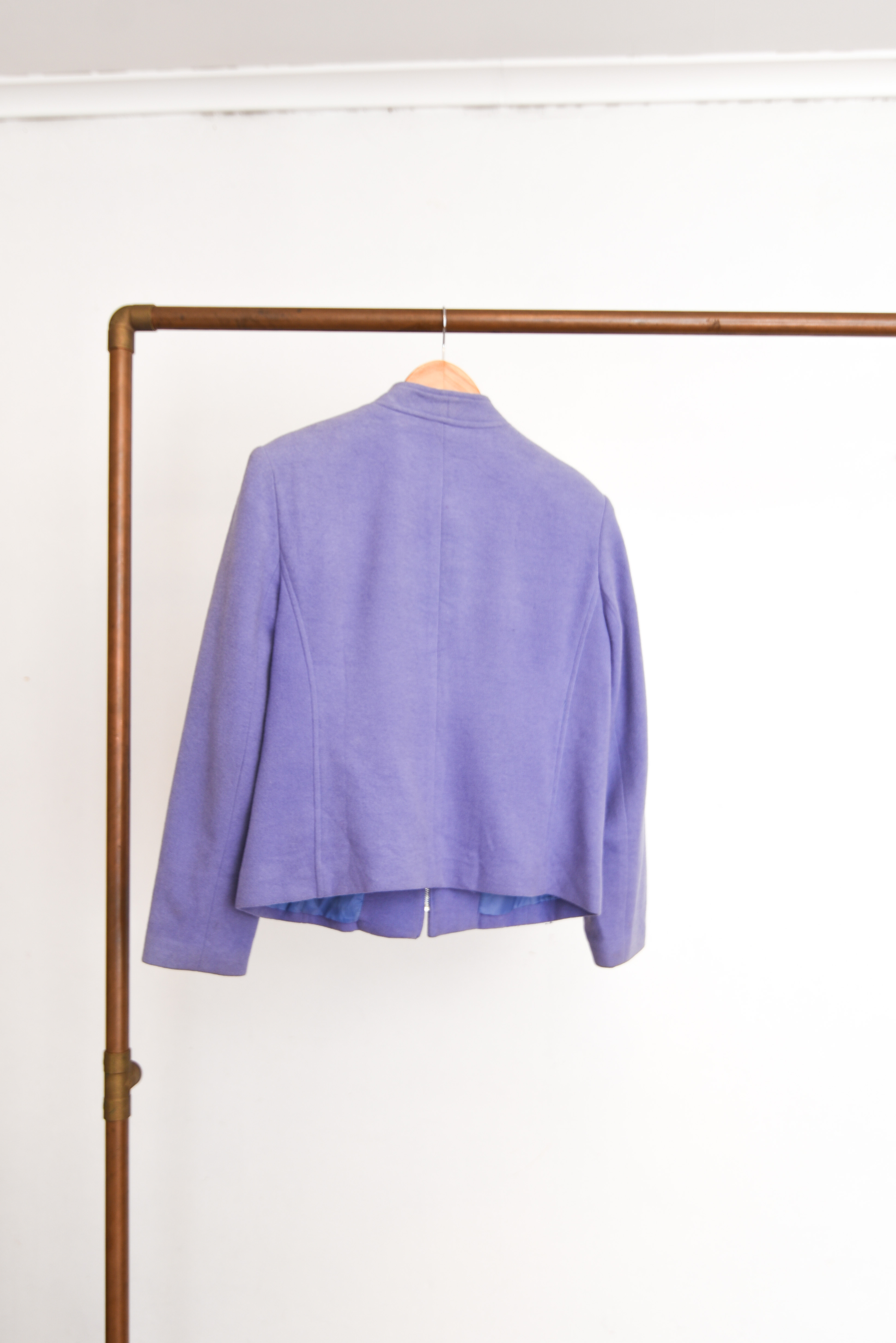 Chaqueta lana periwinkle 90s