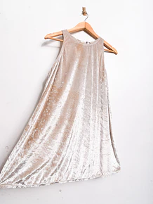 Vestido vintage velvet perla