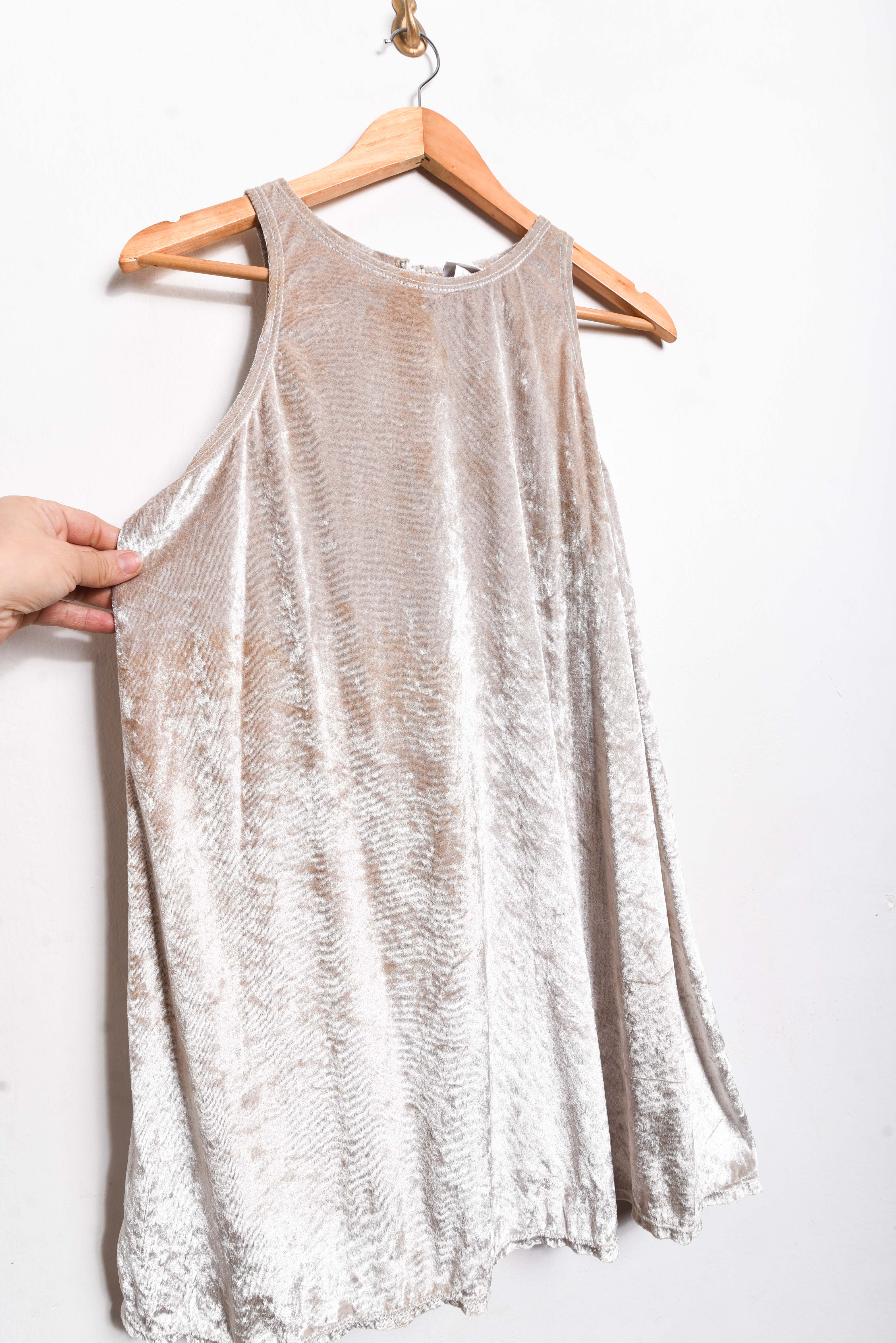 Vestido vintage velvet perla