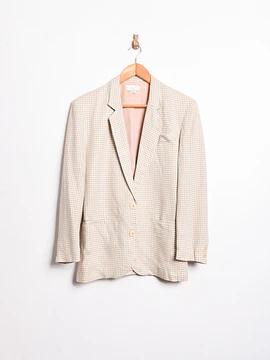 Blazer 90s marfil triangulos