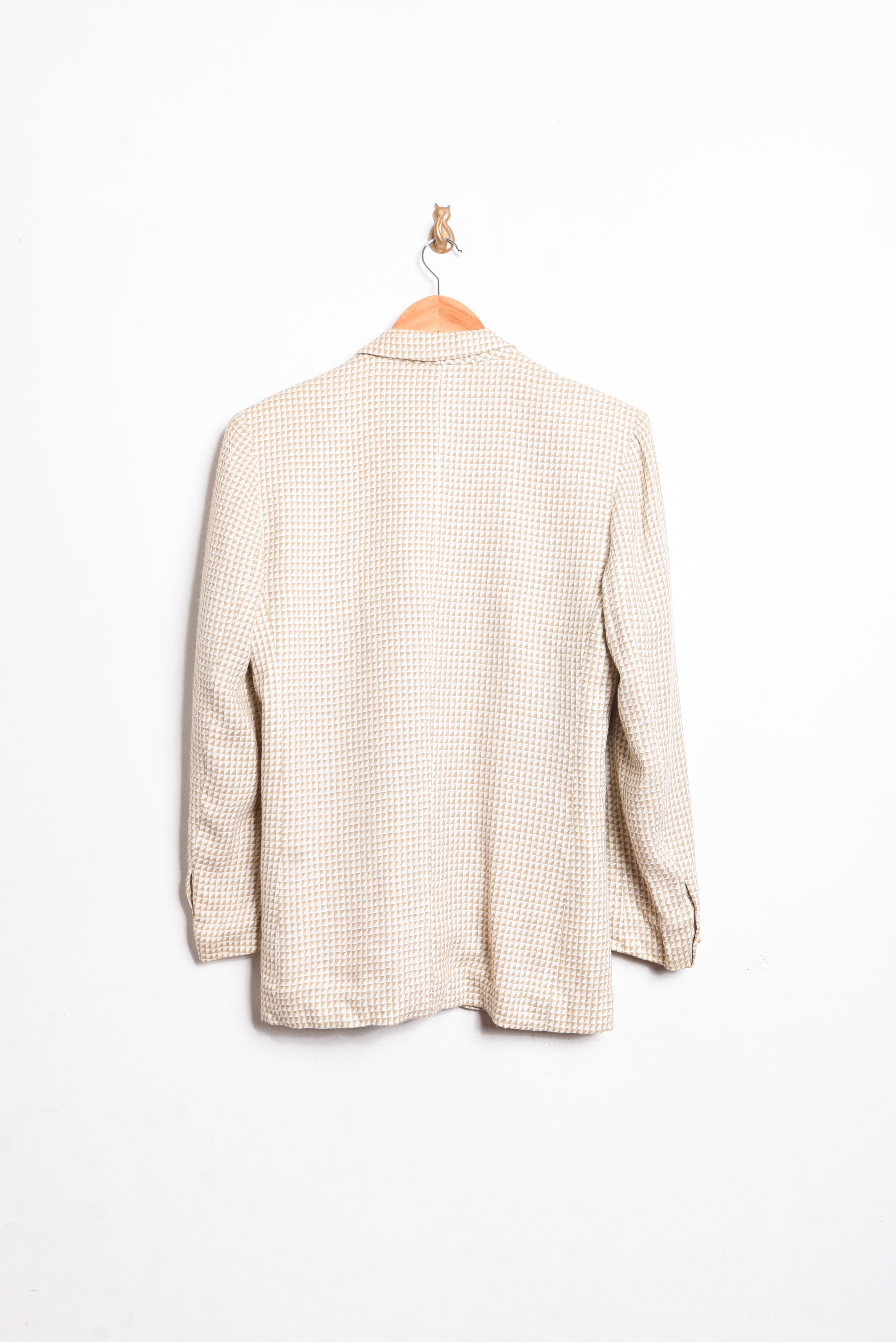 Blazer 90s marfil triangulos