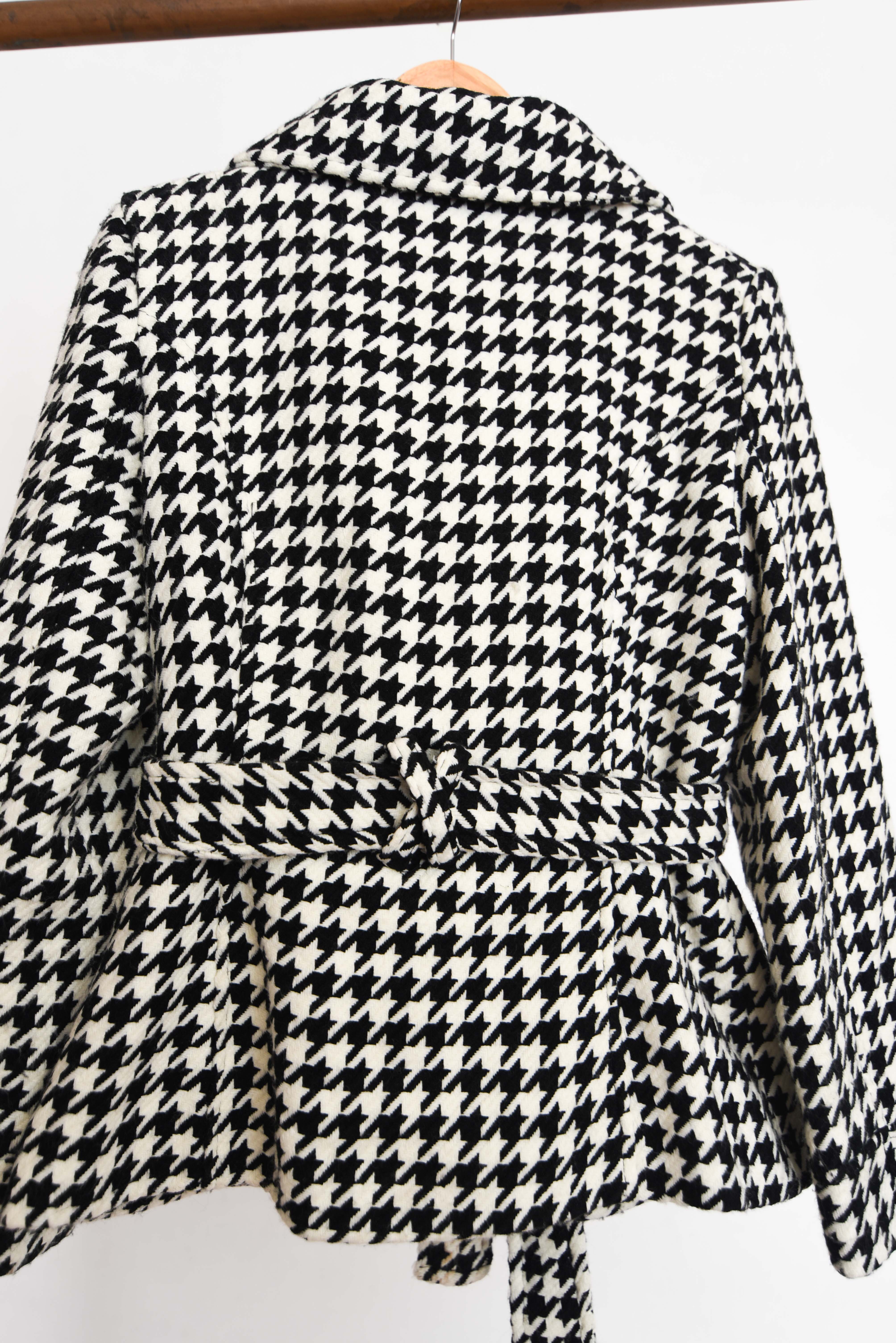 Chaqueta bicolor pata de gallo