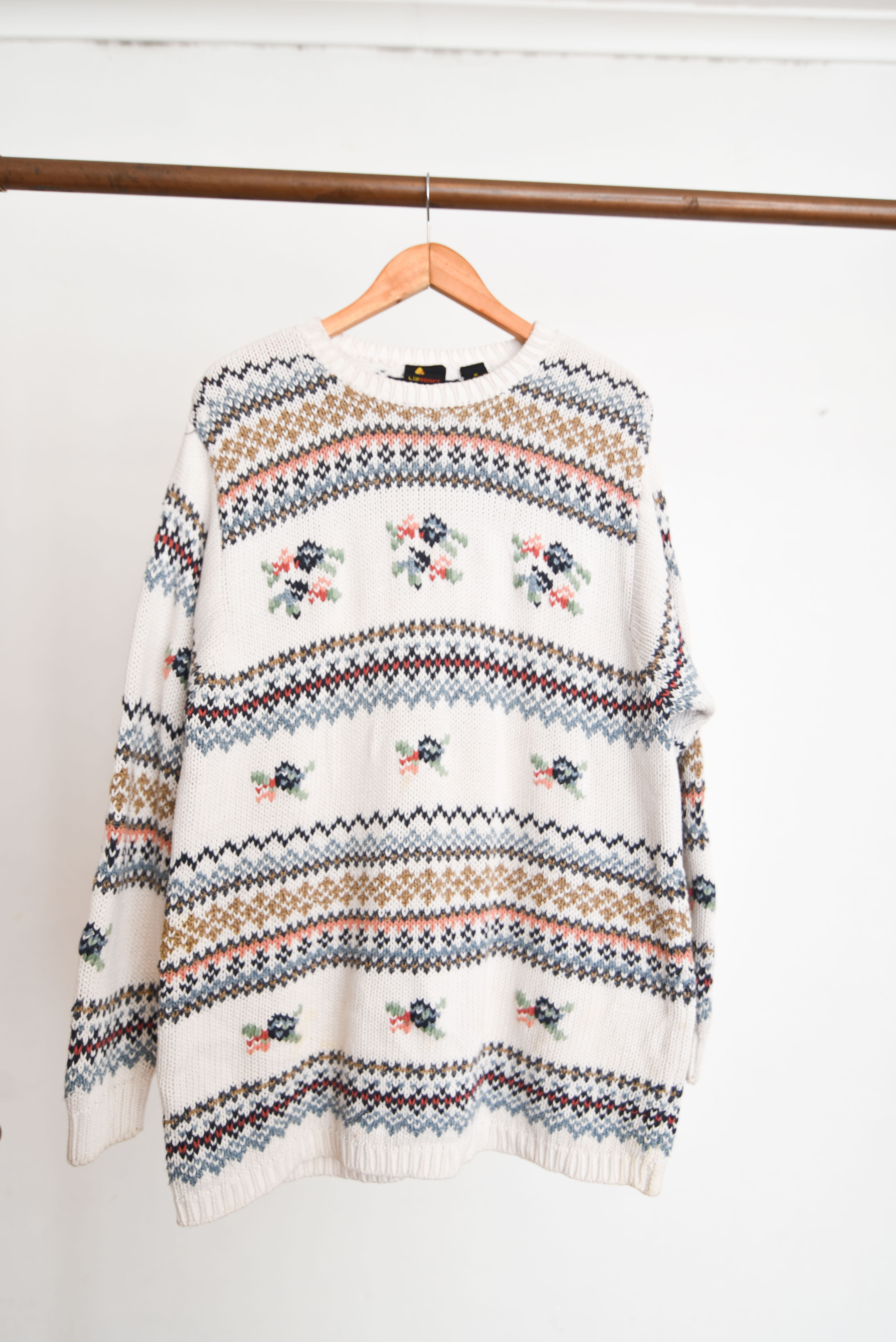 Chaleco vintage blanco LizSport
