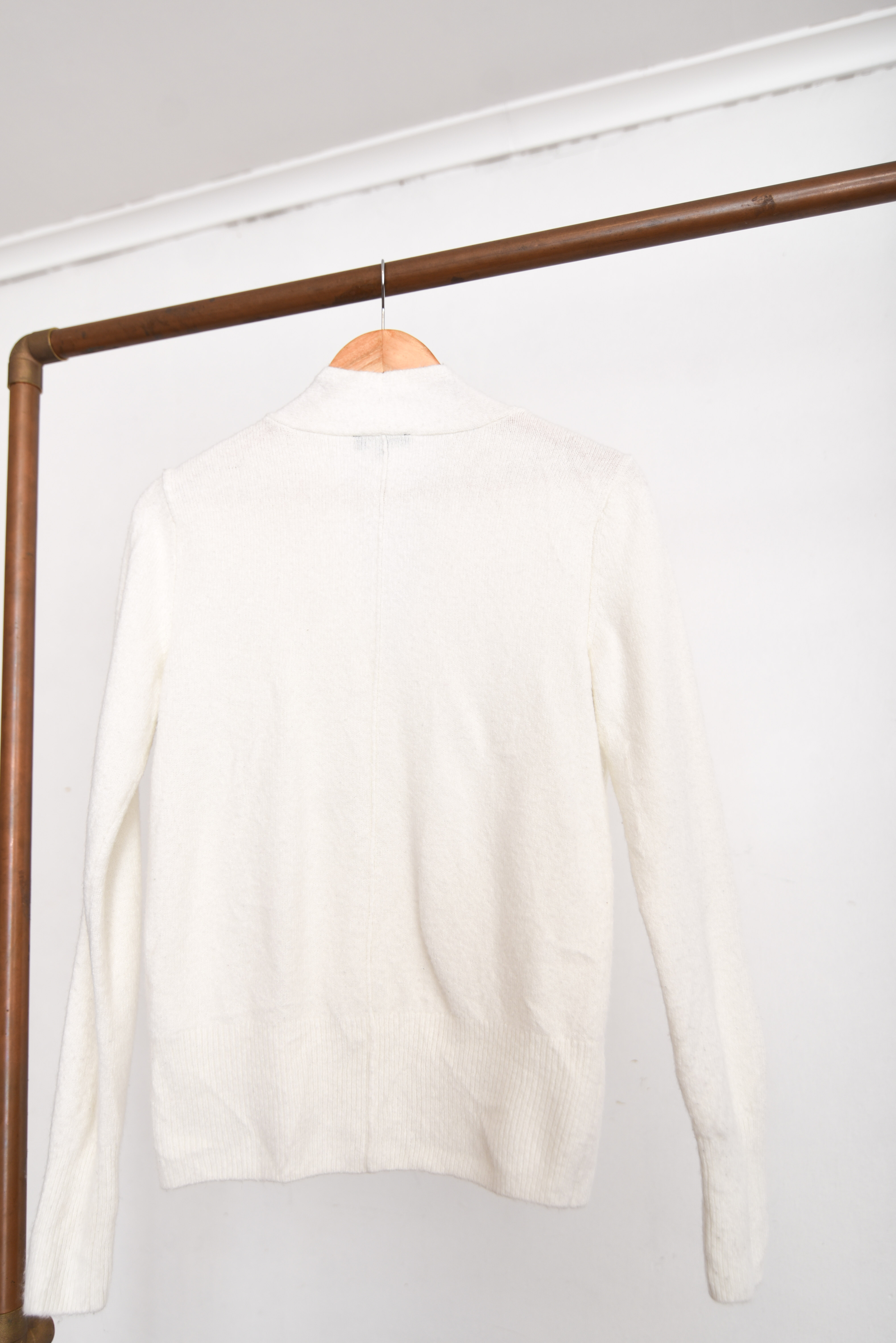 Chaleco blanco cruzado ballet
