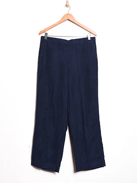 Pantalón azul tiro alto