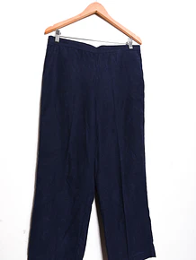 Pantalón azul tiro alto