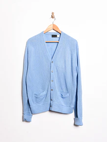 Cardigan baby blue vintage 70s