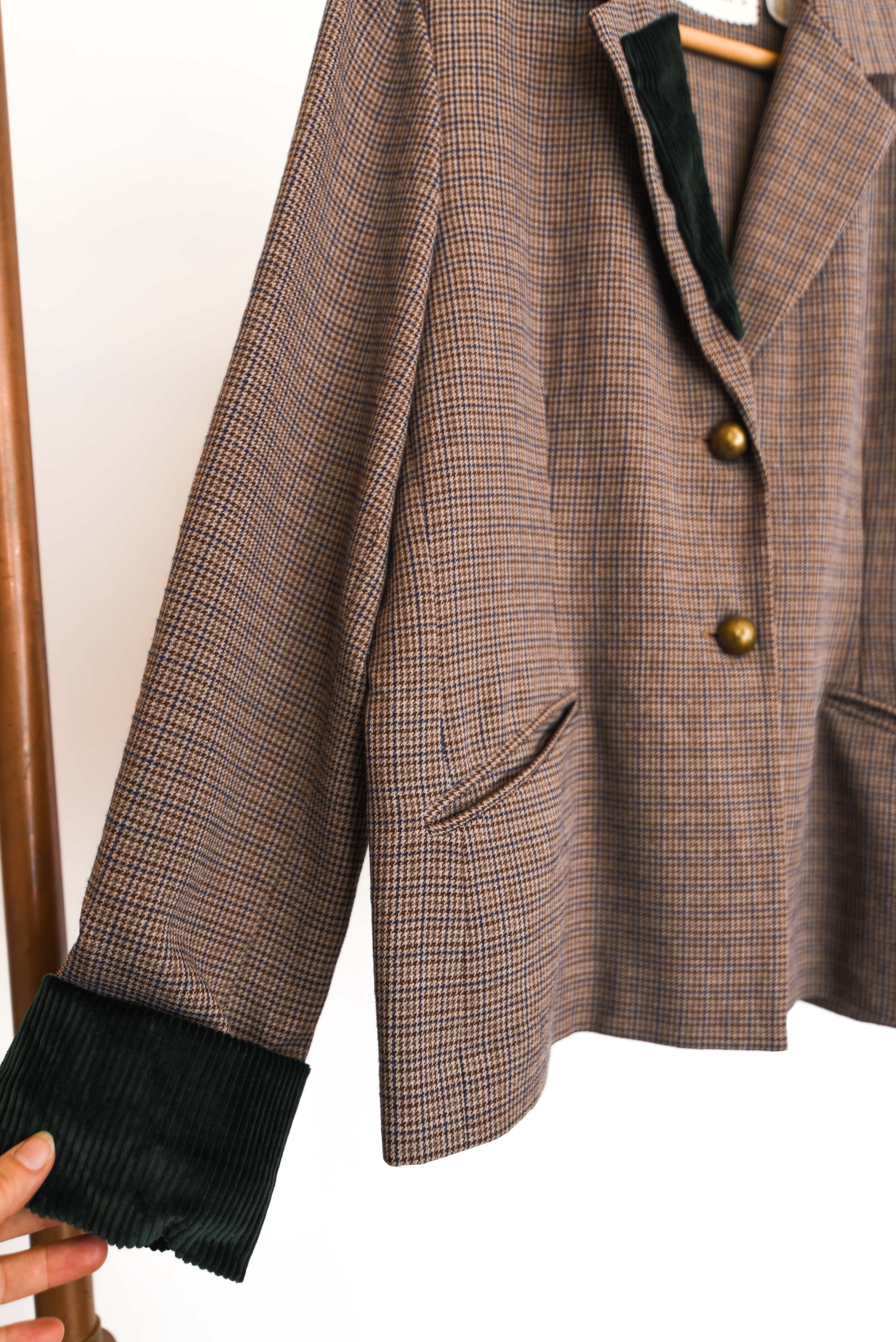 Blazer pata de gallo reworked