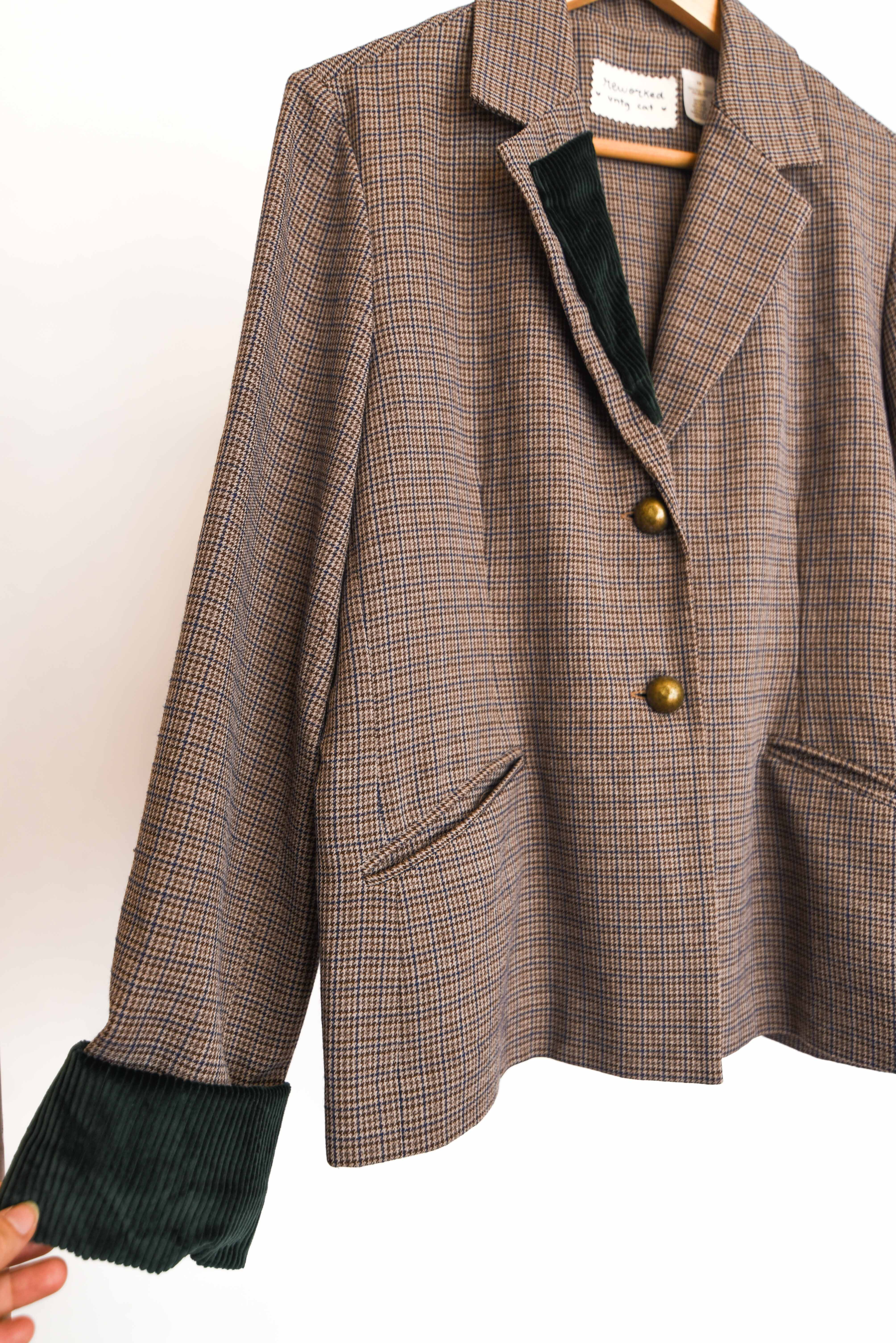 Blazer pata de gallo reworked