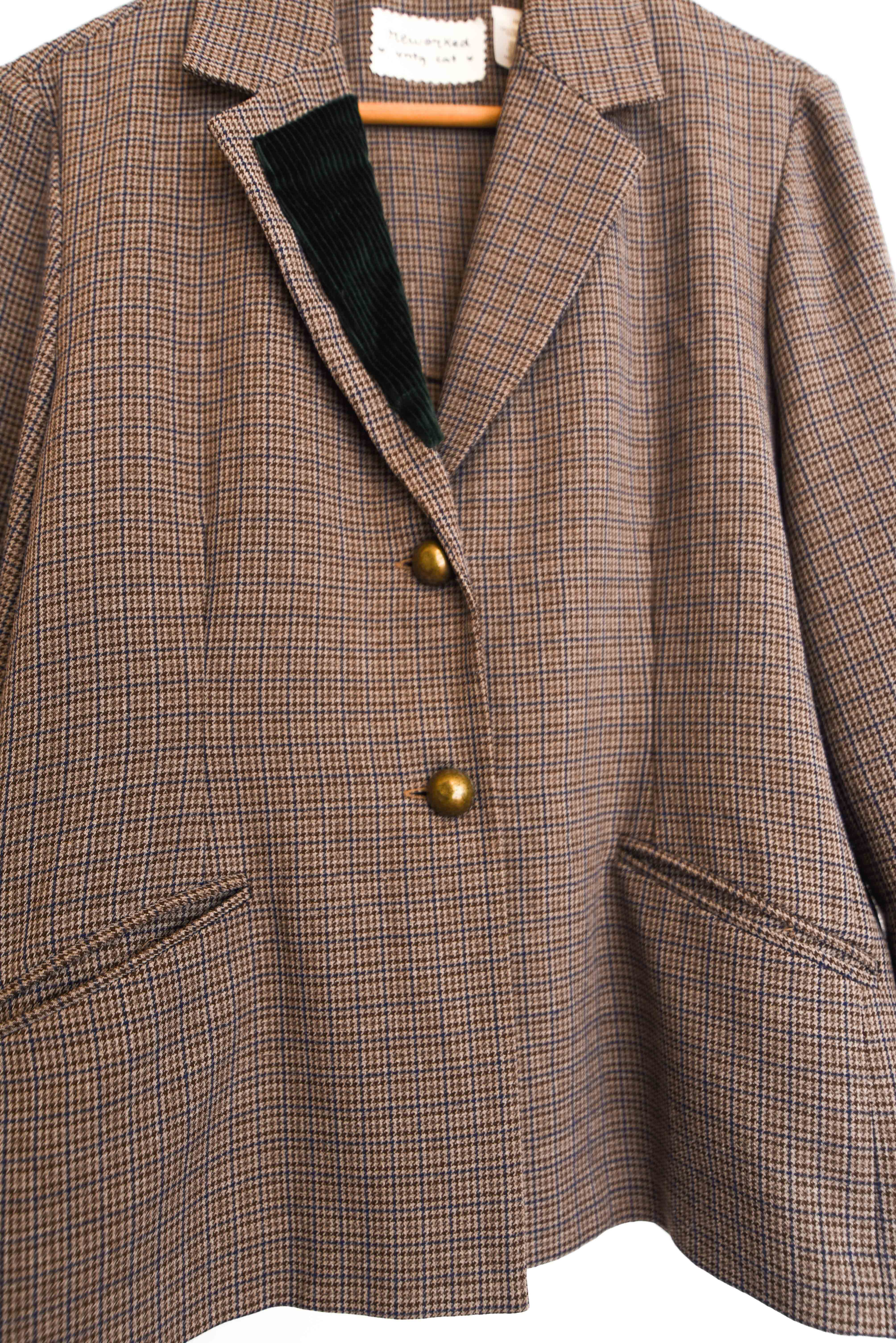 Blazer pata de gallo reworked
