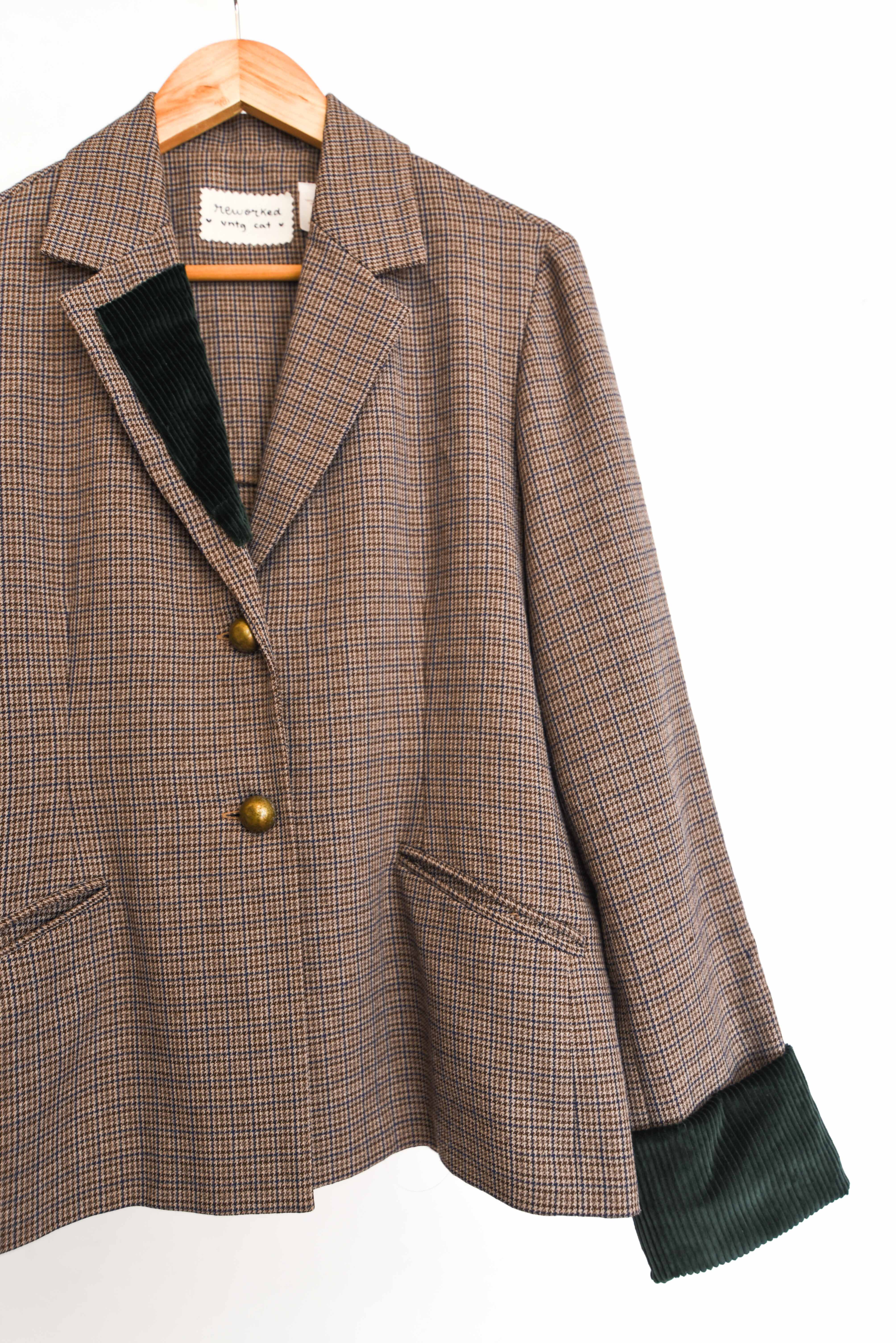Blazer pata de gallo reworked