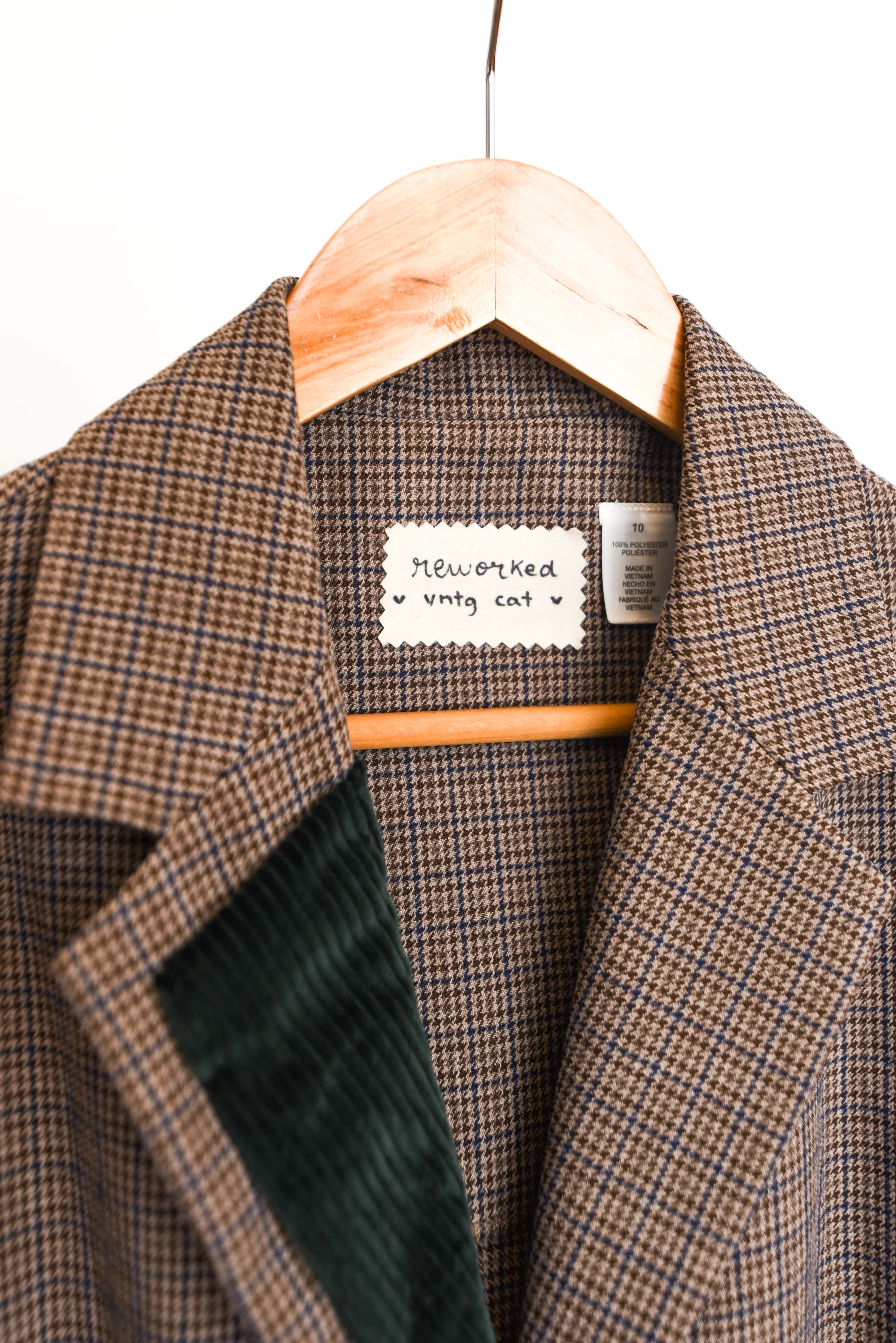 Blazer pata de gallo reworked